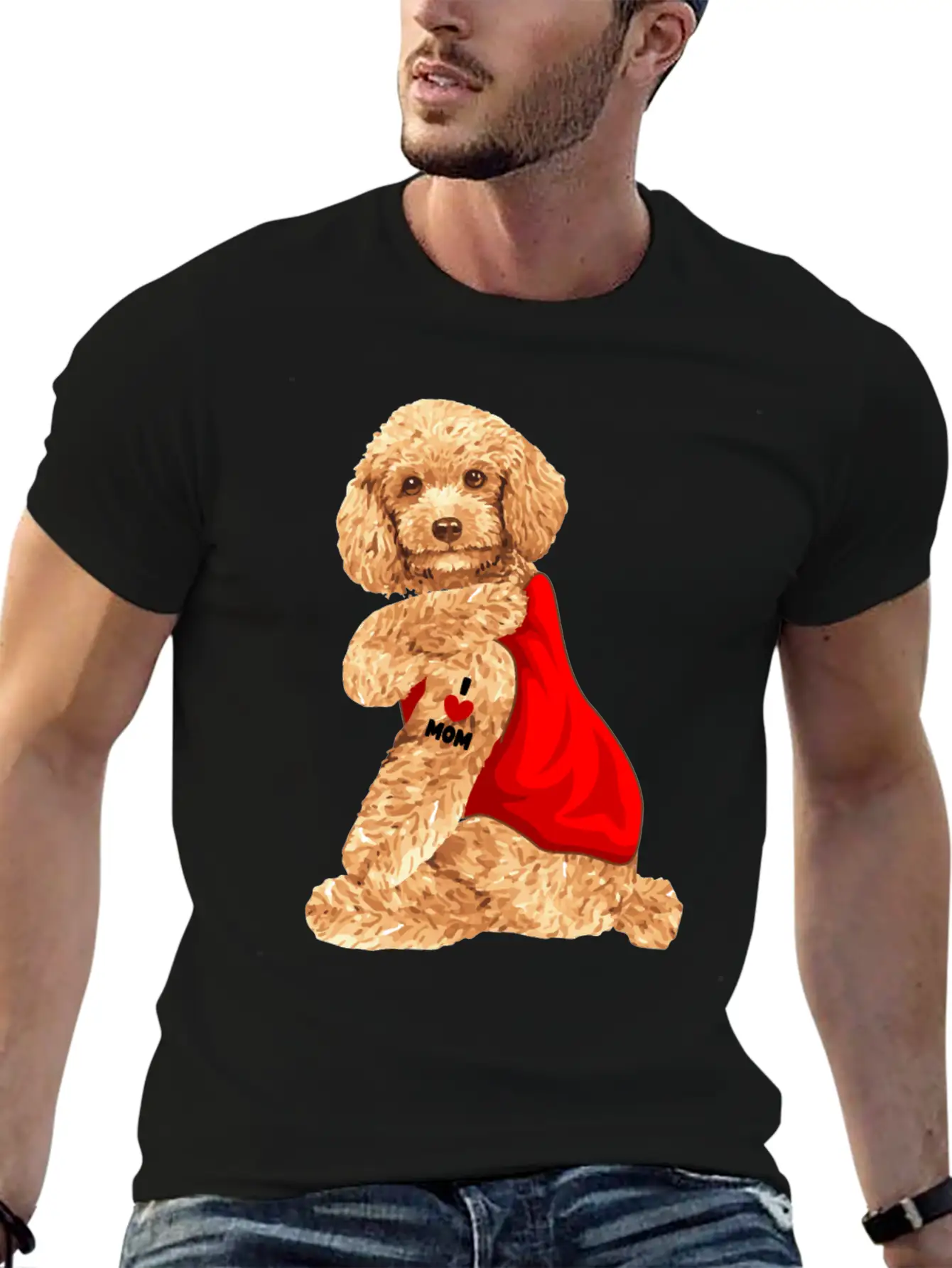 Poodle Dog Mama Dog Seat Gift Classic Fit Graphic Tee For Daily Comfort – Unisex Cotton Shirt