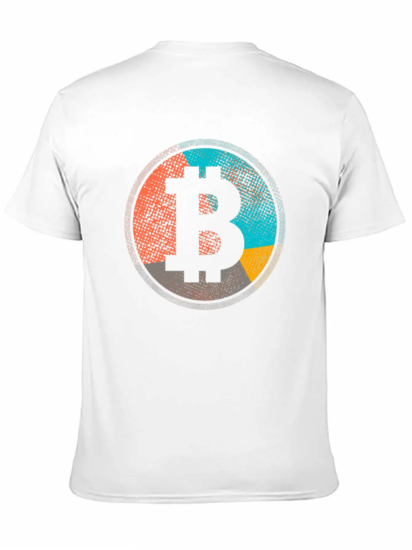 Pop Art Vintage Retro Bitcoin Cryptocurrency Unisex Casual T-Shirt – Clean Design For Daily Comfort