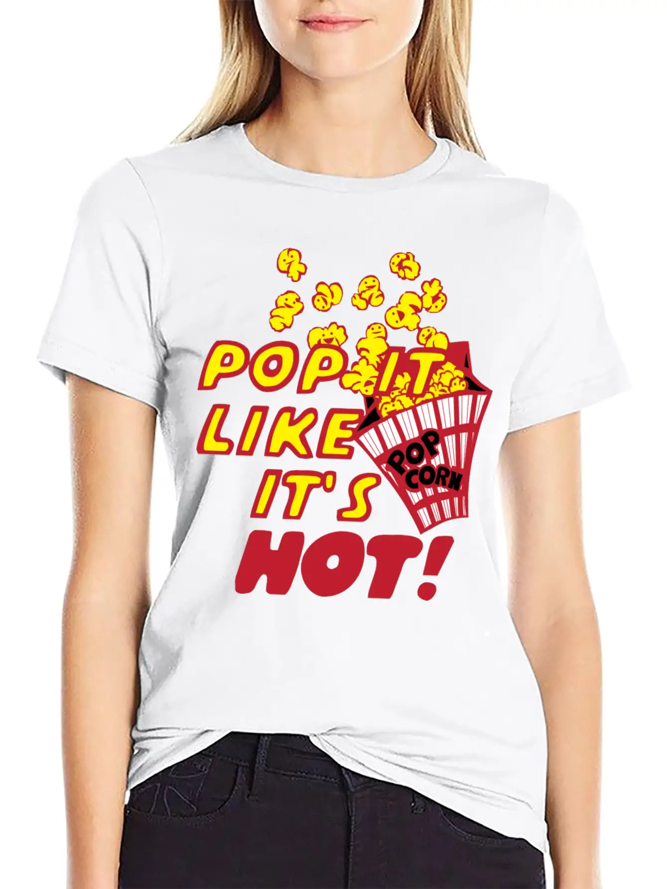 Pop It Like It's Hot! Unisex Casual T-Shirt – Clean Design For Daily Comfort