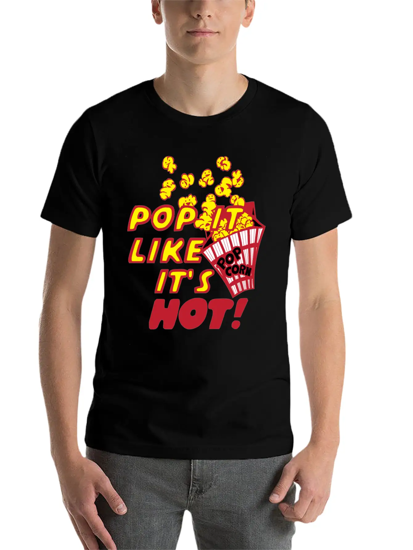 Pop It Like It's Hot! Unisex Casual T-Shirt – Clean Design For Daily Comfort