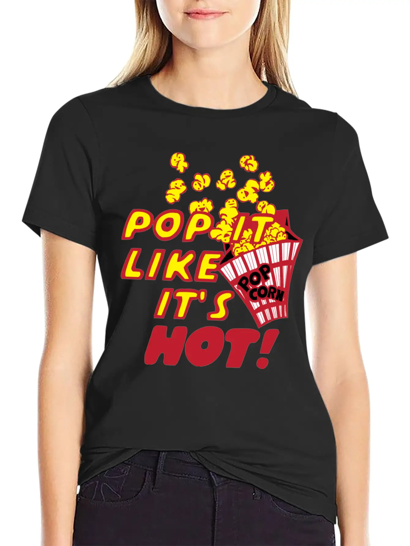 Pop It Like It's Hot! Unisex Casual T-Shirt – Clean Design For Daily Comfort