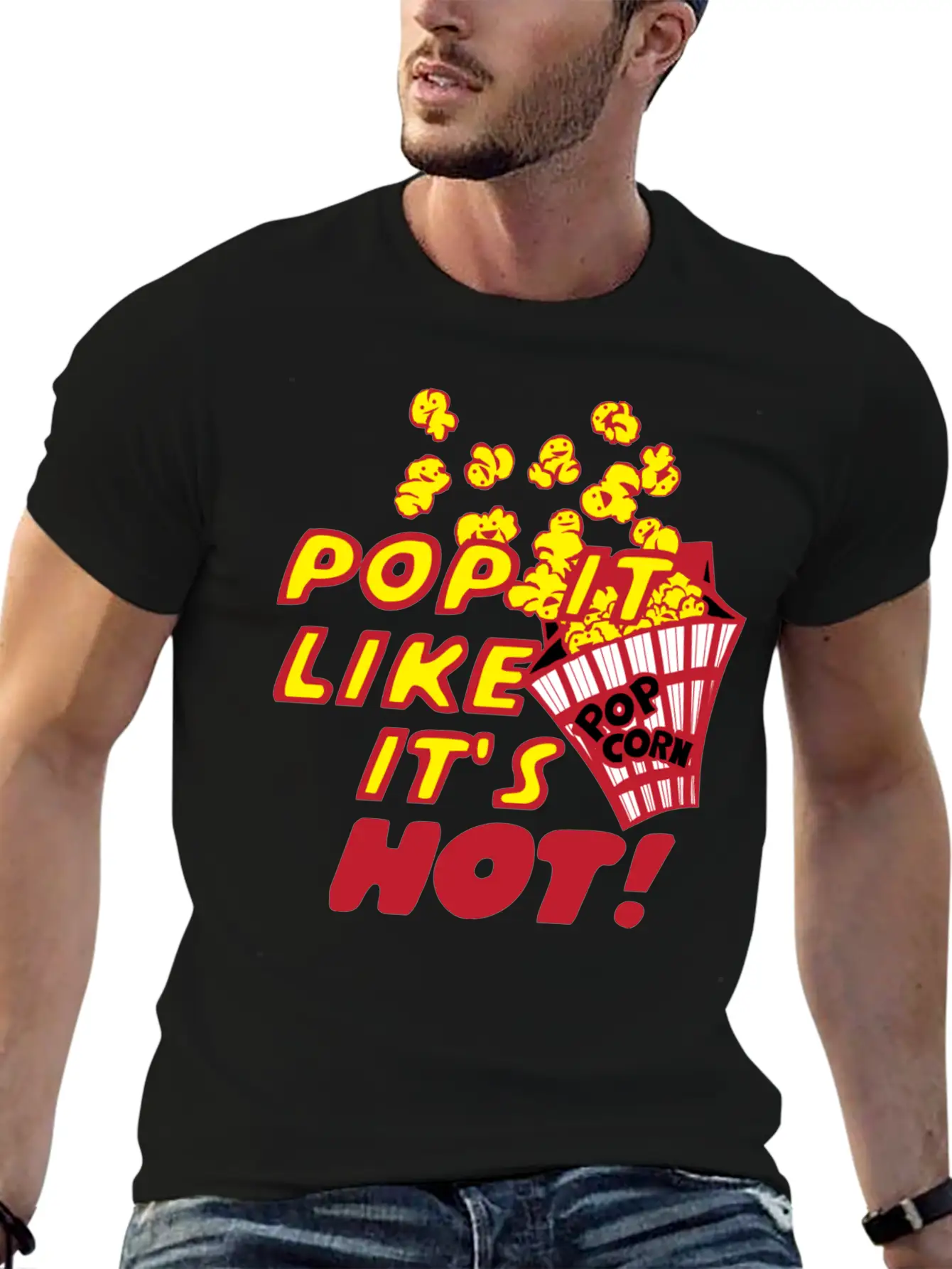 Pop It Like It's Hot! Unisex Casual T-Shirt – Clean Design For Daily Comfort