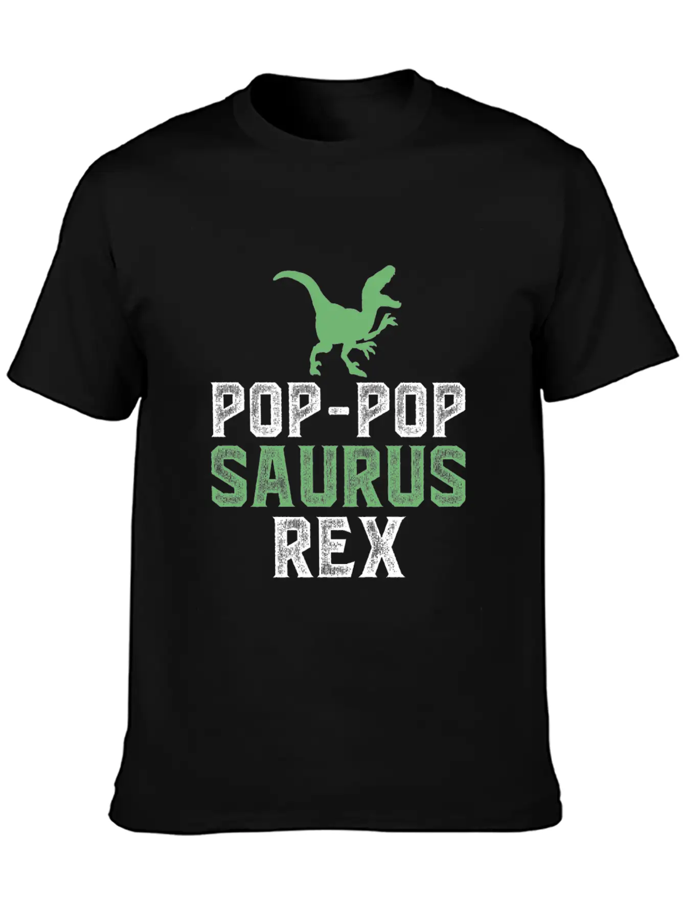 Pop Pop Saurus Rex Basic Graphic T-Shirt – Daily Comfort In Soft Cotton