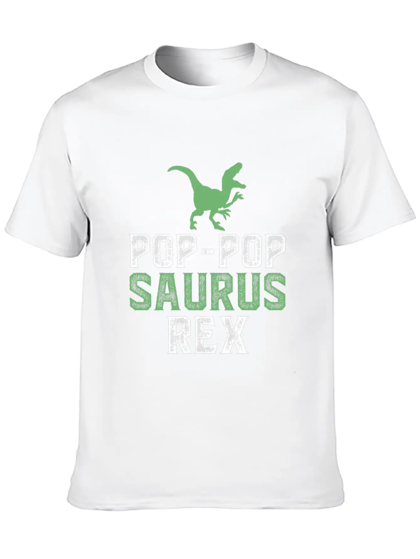 Pop Pop Saurus Rex Basic Graphic T-Shirt – Daily Comfort In Soft Cotton