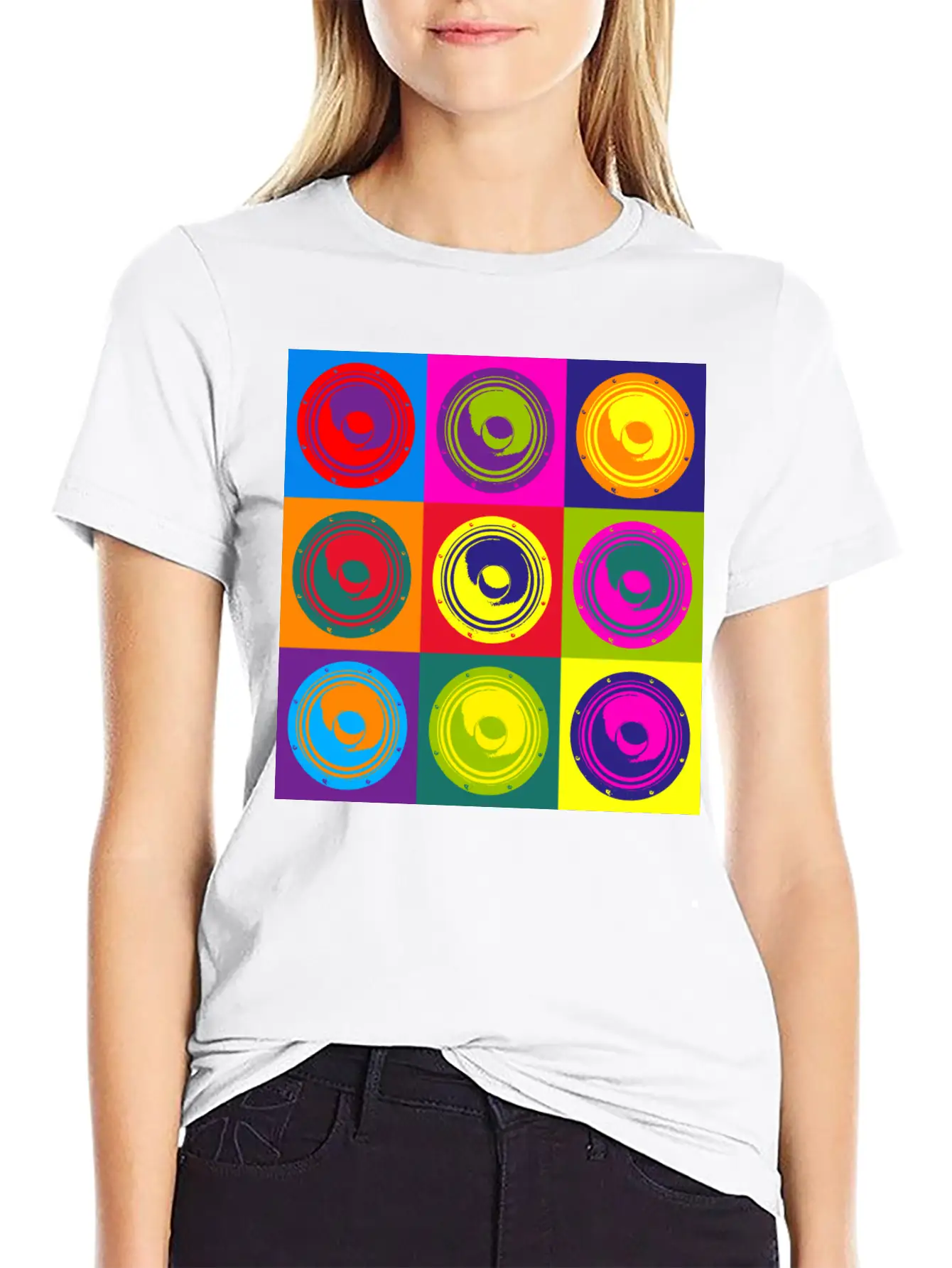 Popart Speaker Soft Cotton Short Sleeve Tee – Unisex Wardrobe Staple