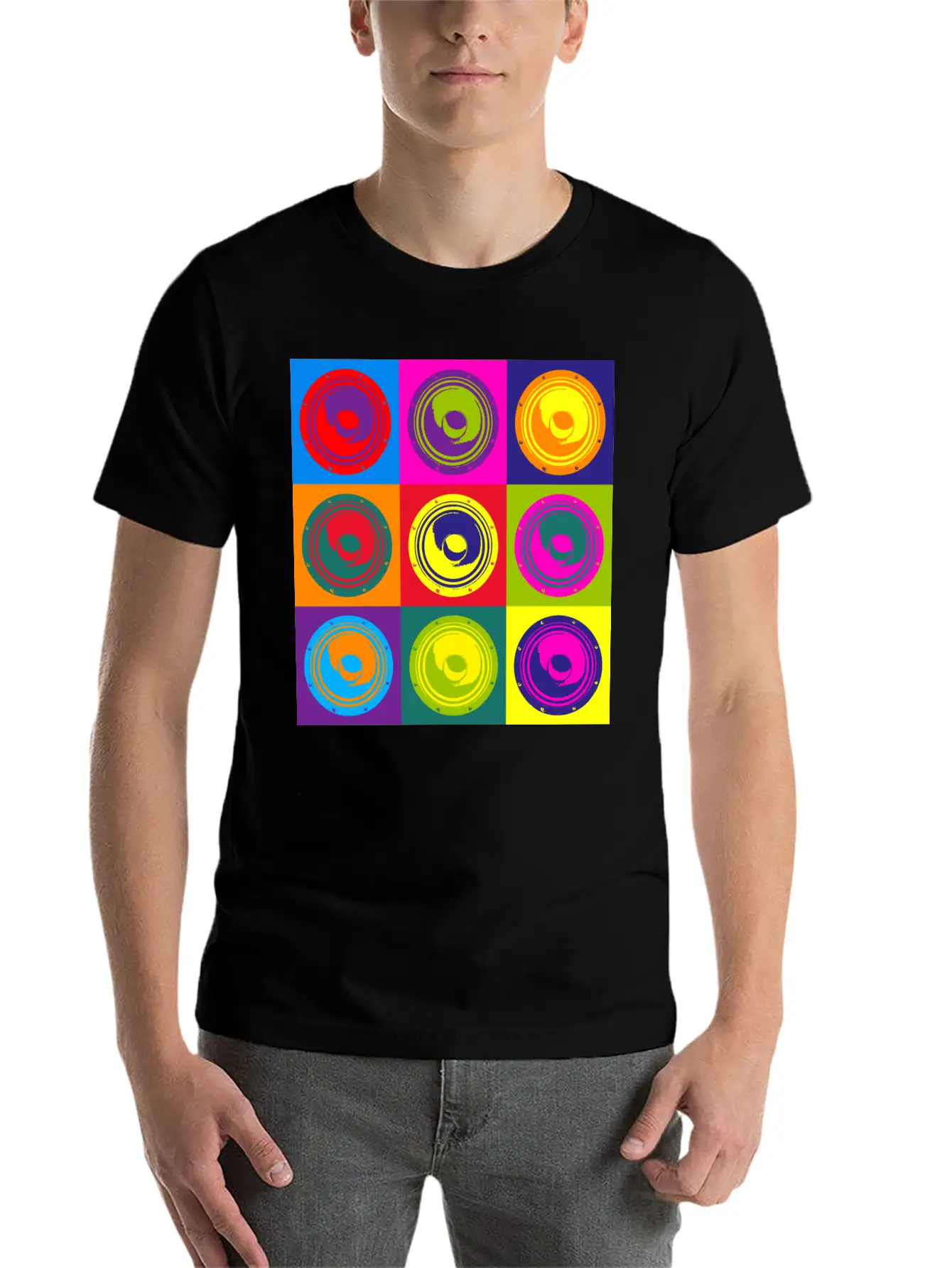 Popart Speaker Soft Cotton Short Sleeve Tee – Unisex Wardrobe Staple