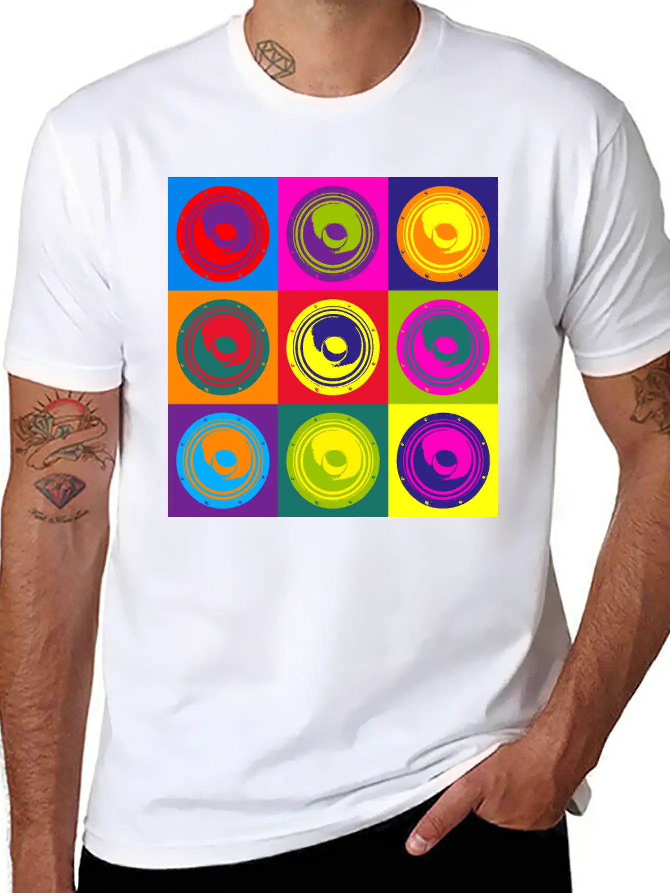 Popart Speaker Soft Cotton Short Sleeve Tee – Unisex Wardrobe Staple