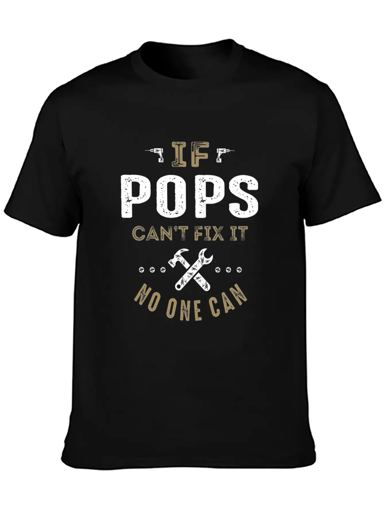 Pops Can Fix It Modern Fit Casual T-Shirt ��� Clean And Versatile Design