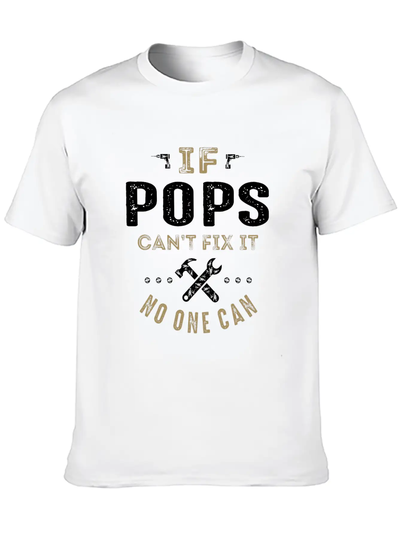 Pops Can Fix It Modern Fit Casual T-Shirt ��� Clean And Versatile Design