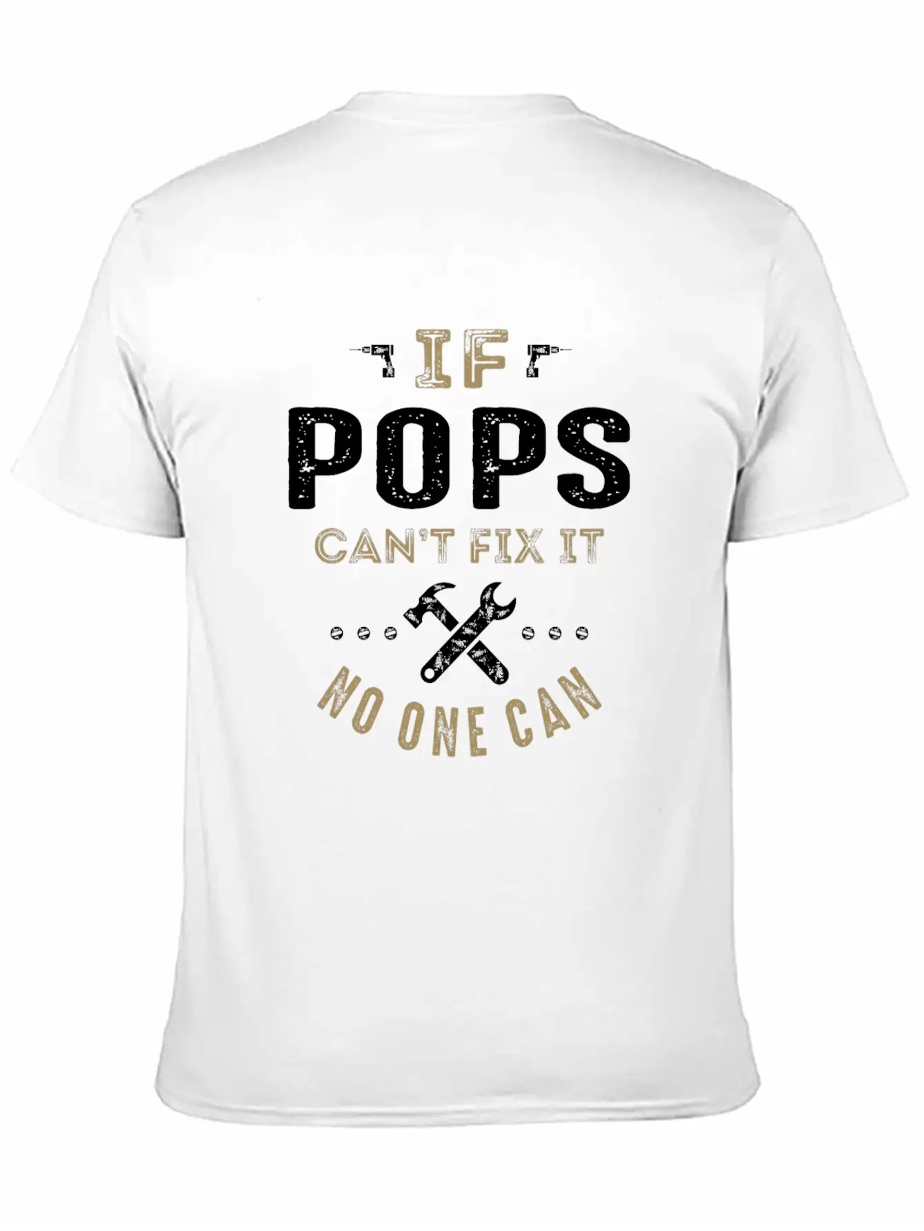 Pops Can Fix It Modern Fit Casual T-Shirt ��� Clean And Versatile Design