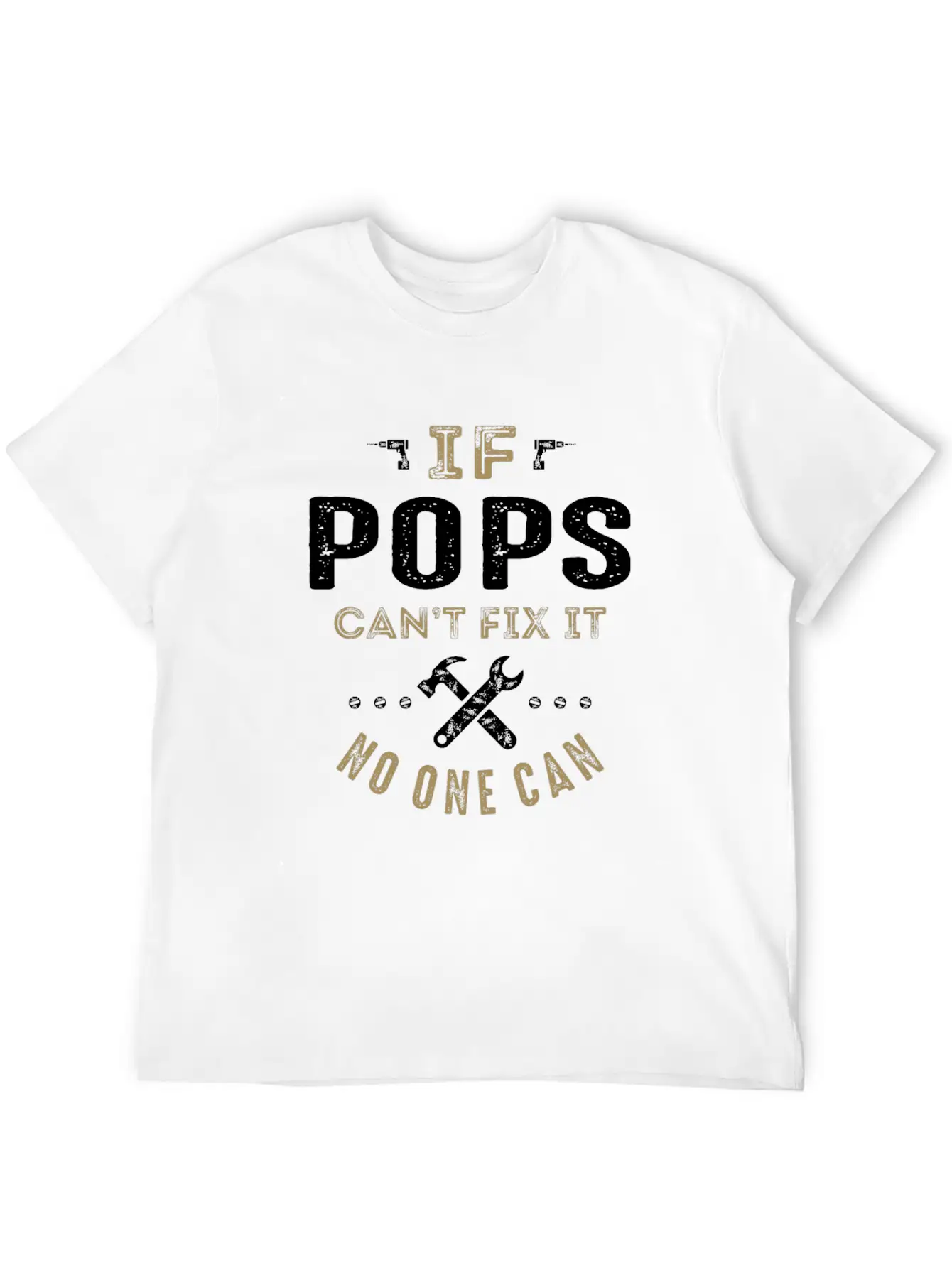 Pops Can Fix It Modern Fit Casual T-Shirt ��� Clean And Versatile Design