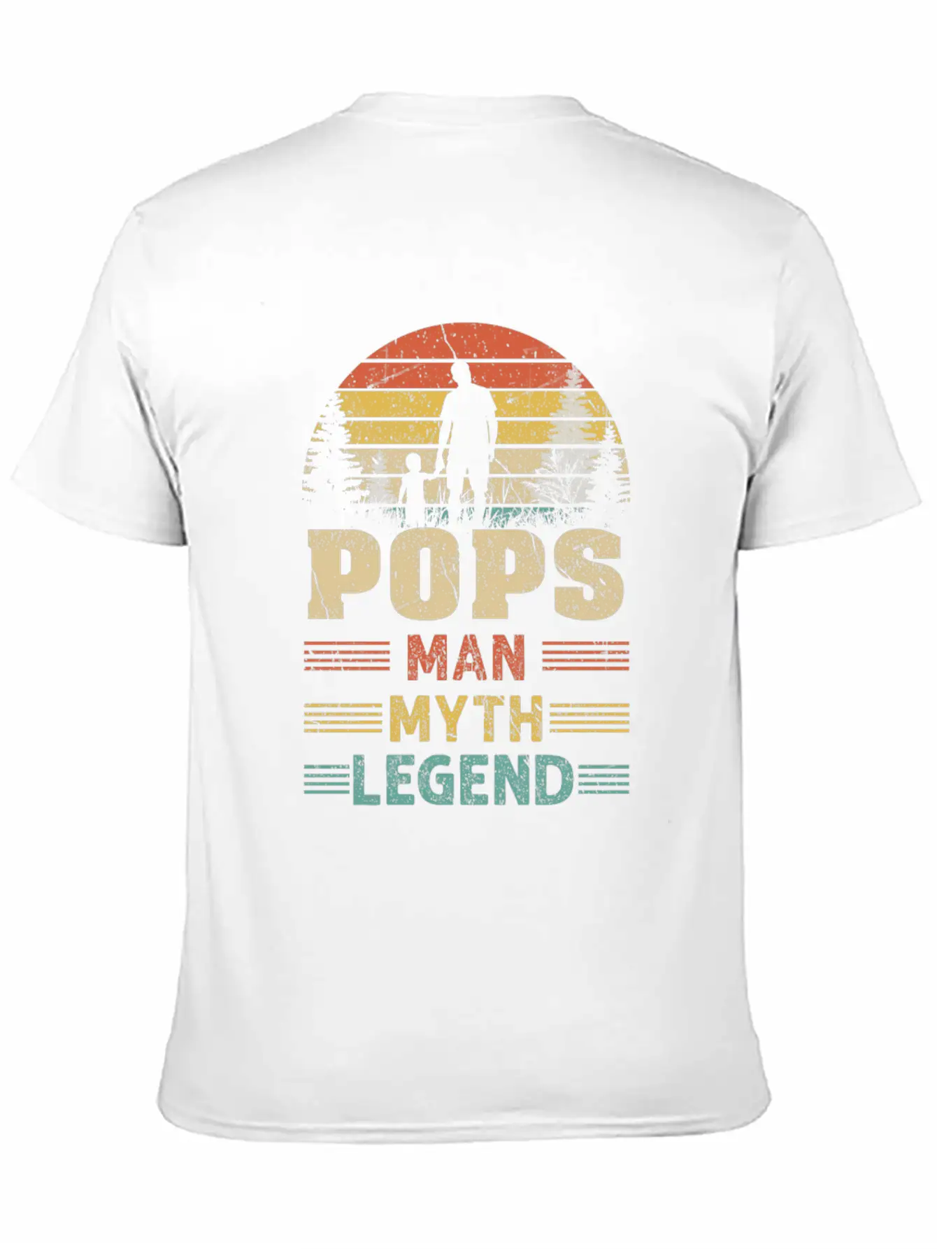 Pops Man Myth Legend Basic Graphic T-Shirt – Daily Comfort In Soft Cotton