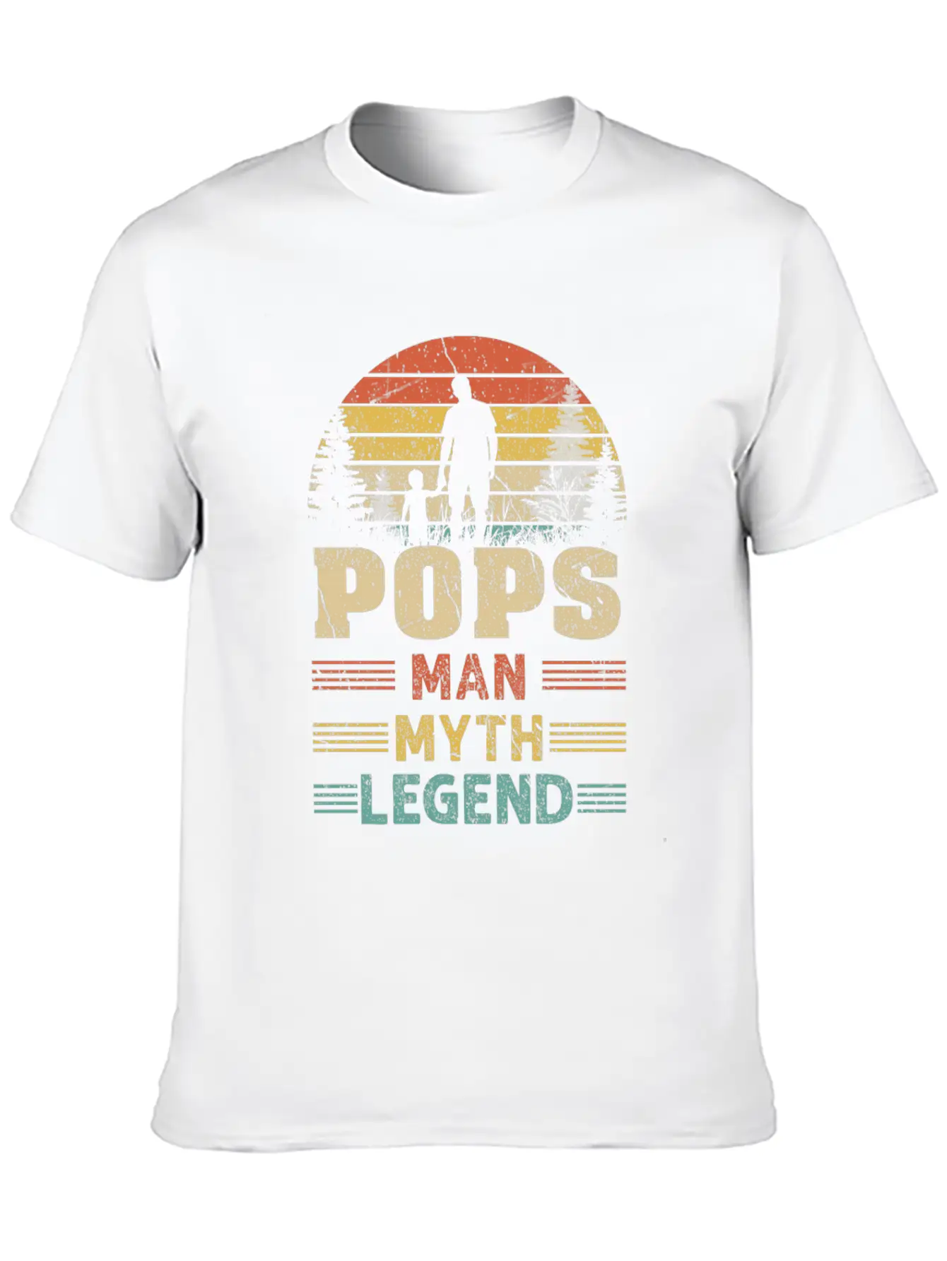 Pops Man Myth Legend Basic Graphic T-Shirt – Daily Comfort In Soft Cotton