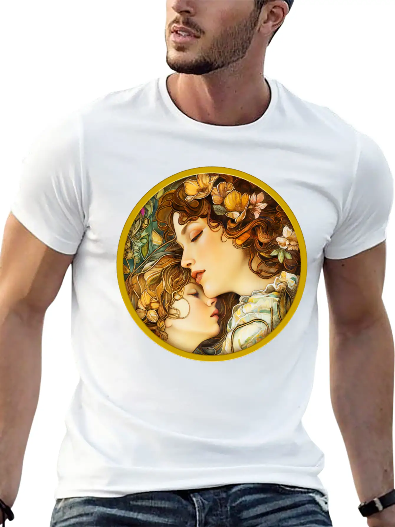 Portrait Of A Mother Soft Cotton Short Sleeve Tee – Unisex Wardrobe Staple