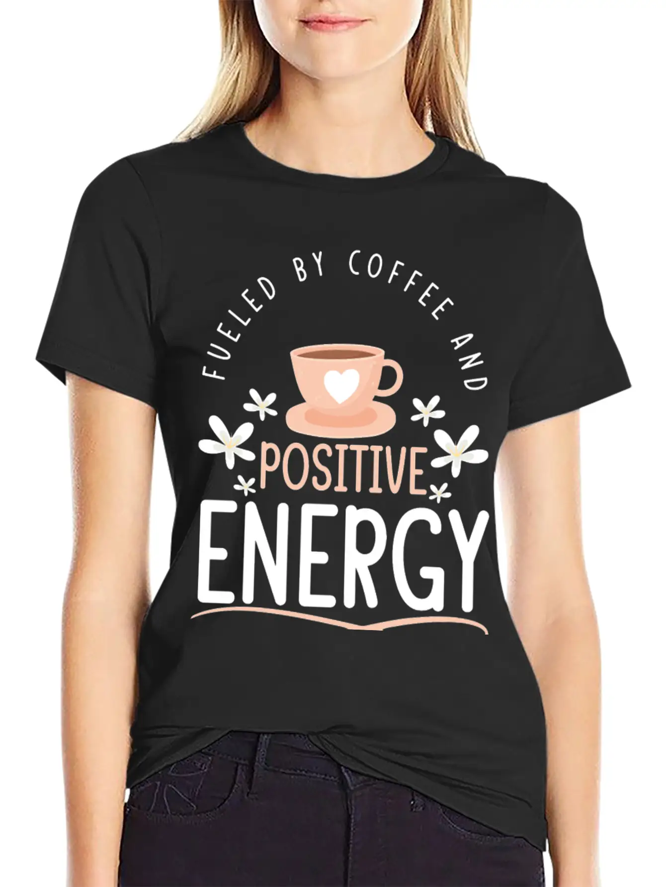 Positive Mantra Self Confidence Modern Fit Casual T-Shirt ��� Clean And Versatile Design