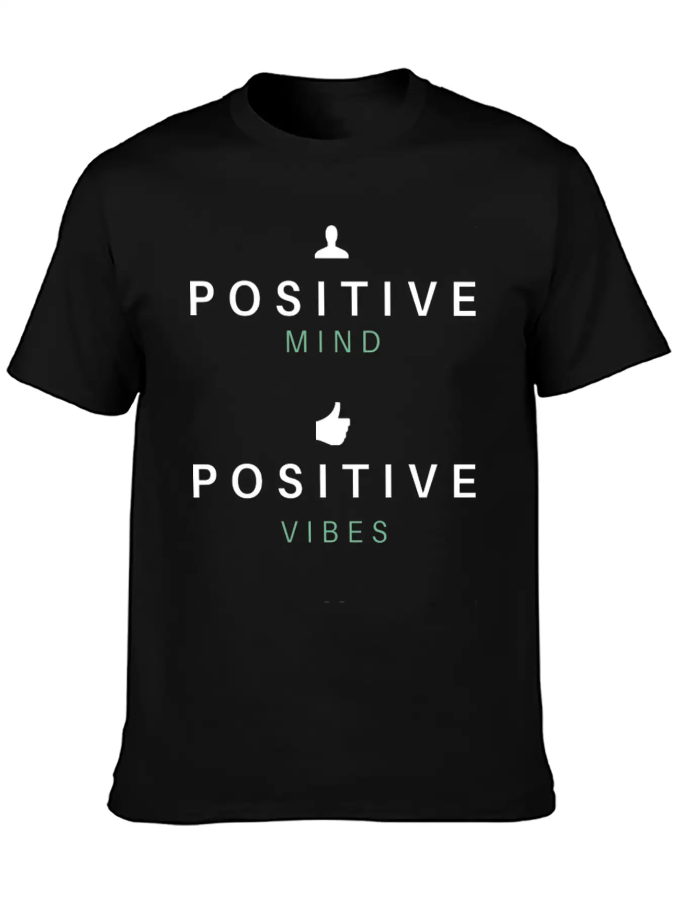 Positive Mind Positive Vibes Positive Life T-shirt Modern Fit Casual T-Shirt – Clean And Versatile Design