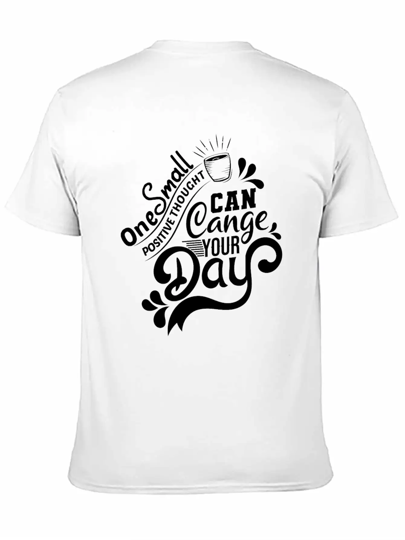 Positive Thought Soft Cotton Short Sleeve Tee – Unisex Wardrobe Staple