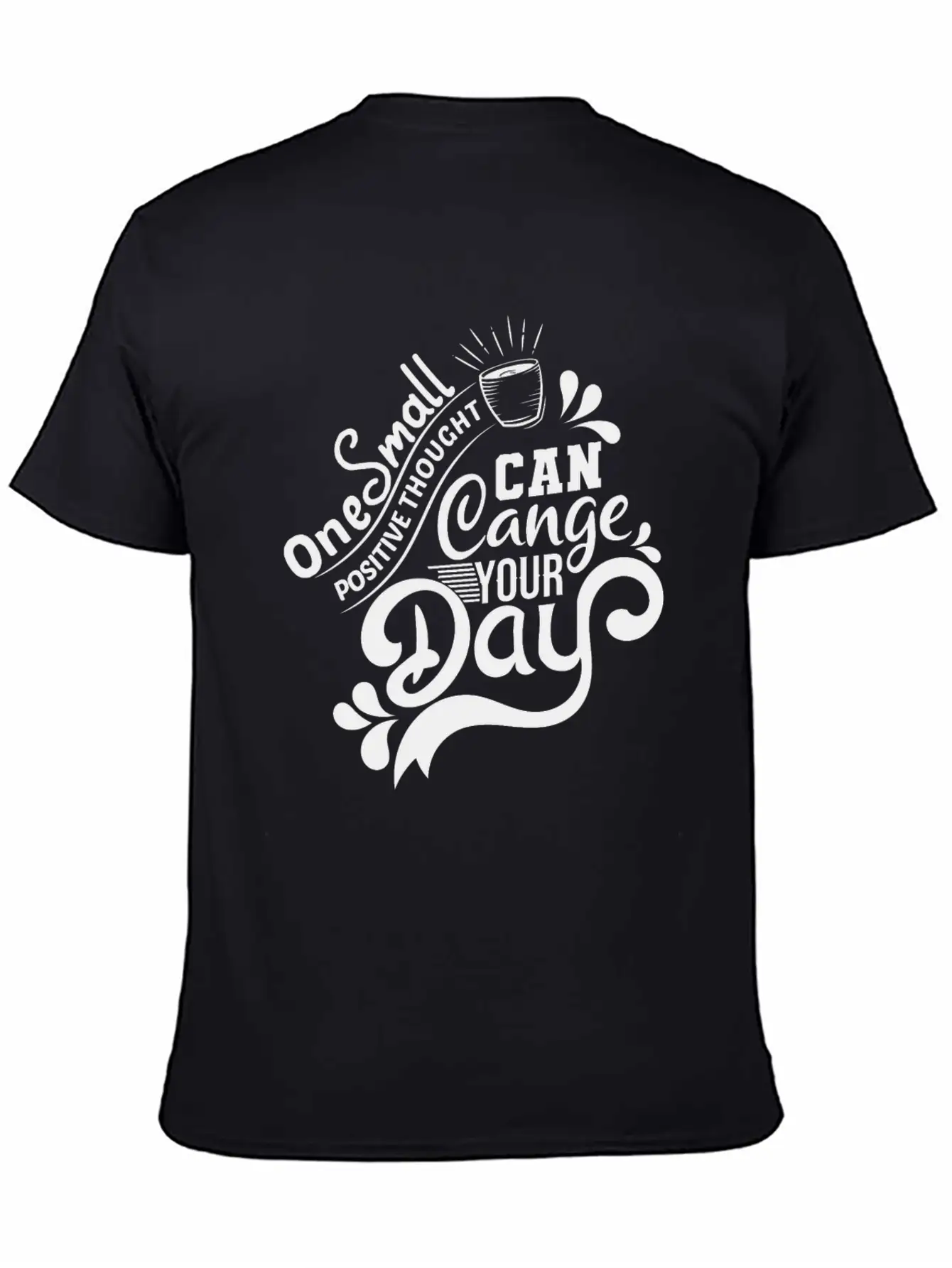 Positive Thought Soft Cotton Short Sleeve Tee – Unisex Wardrobe Staple