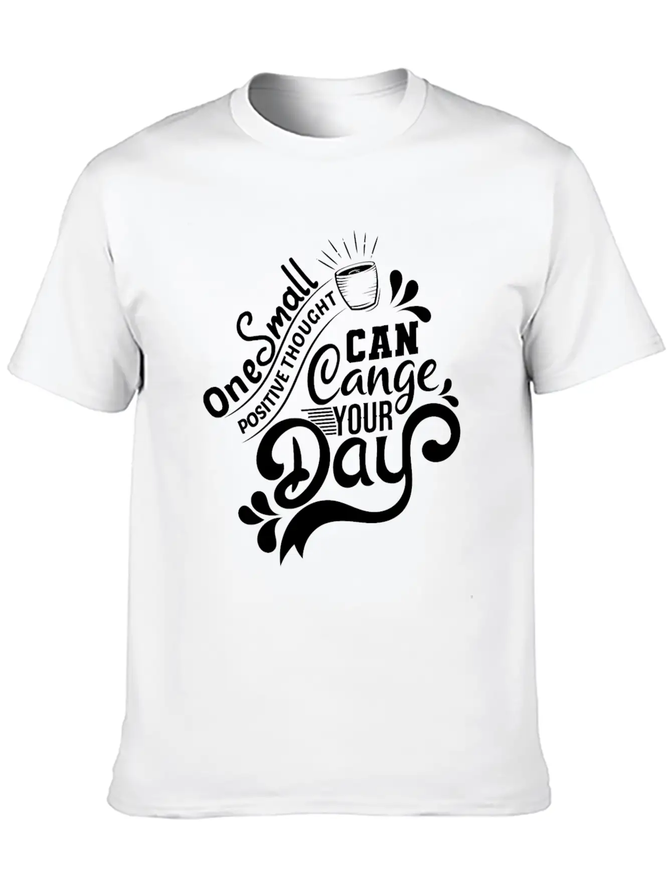 Positive Thought Soft Cotton Short Sleeve Tee – Unisex Wardrobe Staple