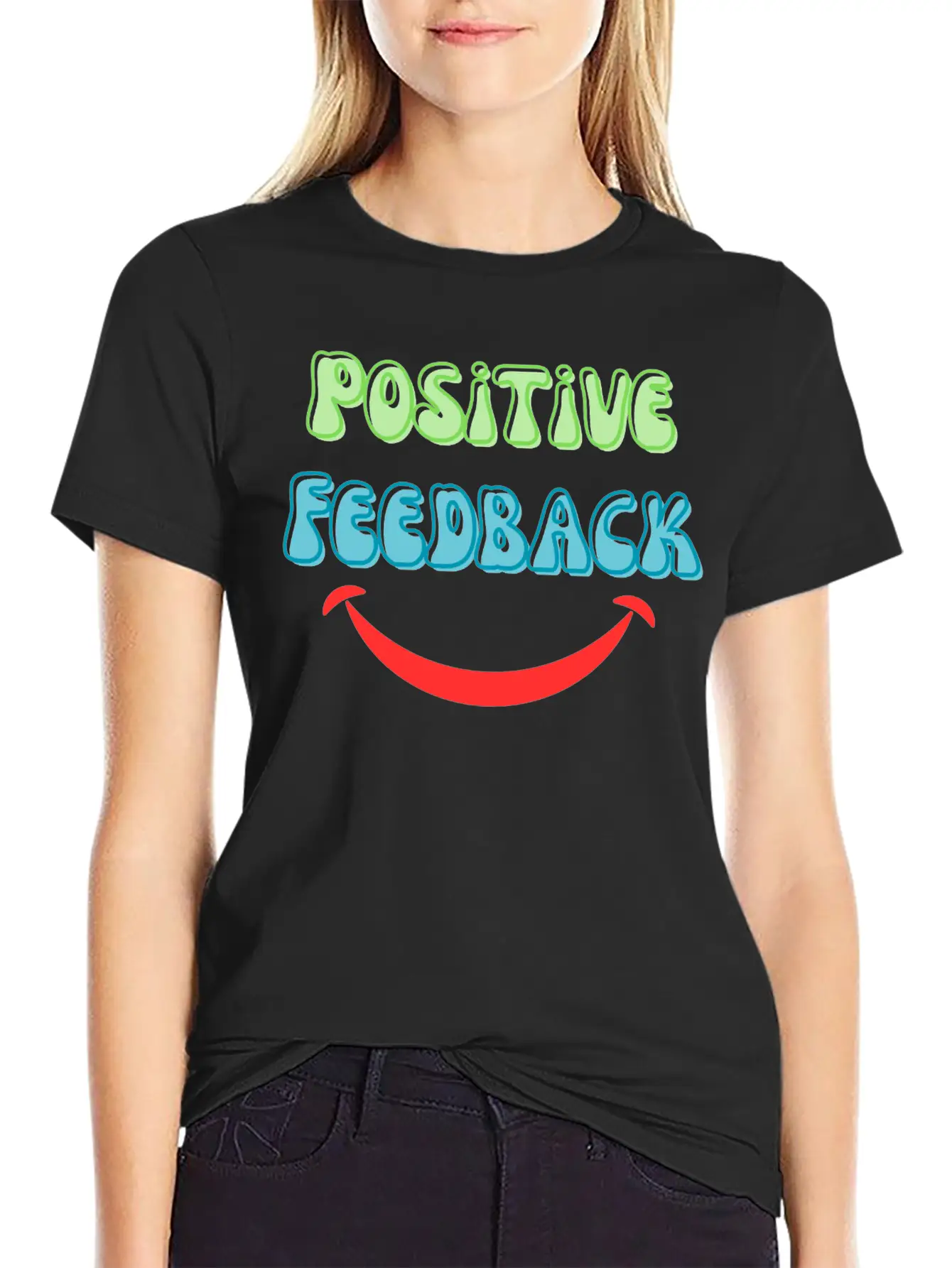 Positive Vibes Only – Motivational Retro Style Unisex Casual T-Shirt – Clean Design For Daily Comfort