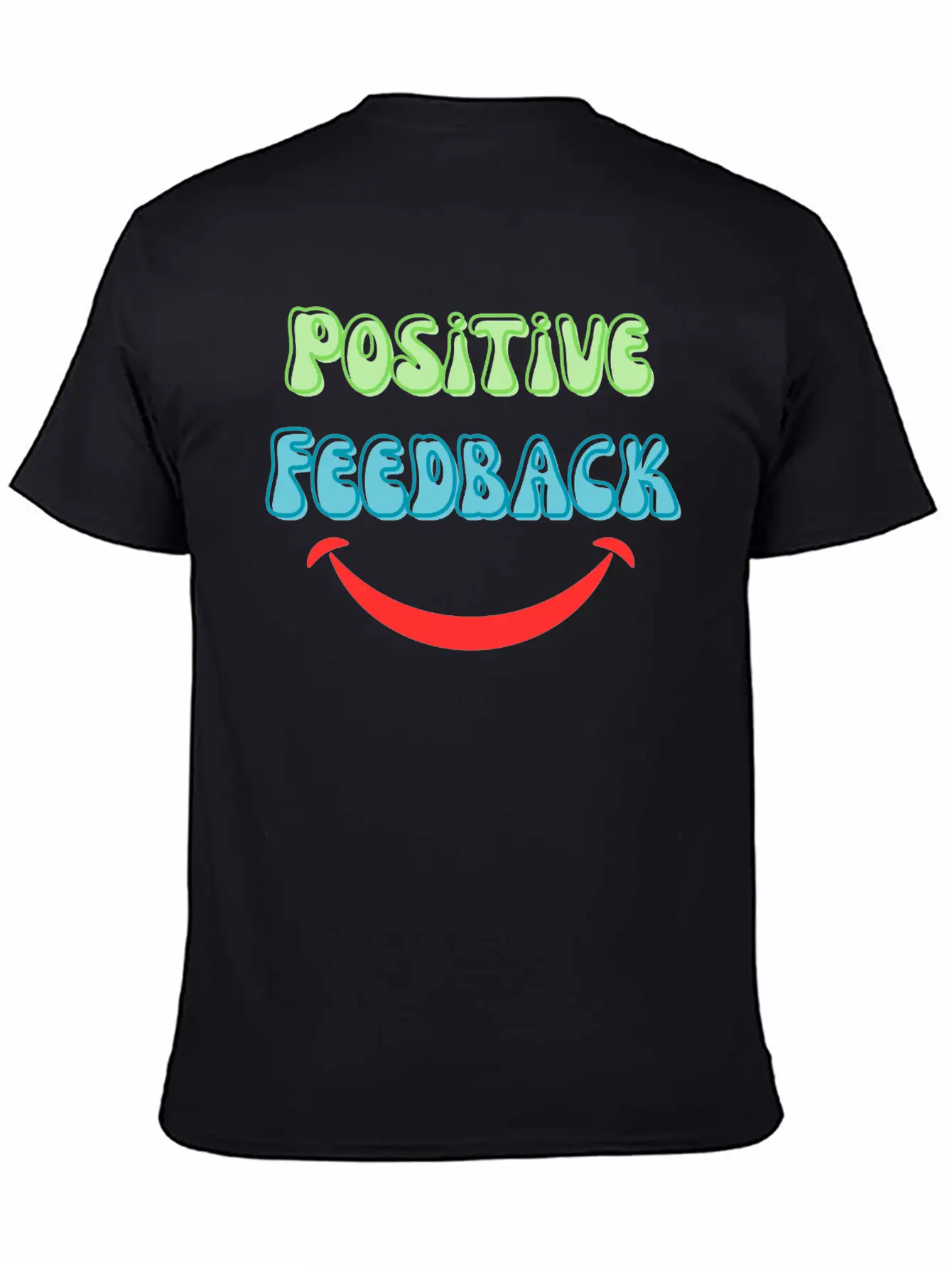 Positive Vibes Only – Motivational Retro Style Unisex Casual T-Shirt – Clean Design For Daily Comfort