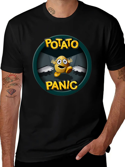 Potato Panic Stylish Everyday T-Shirt – Unisex Basic Cotton Tee