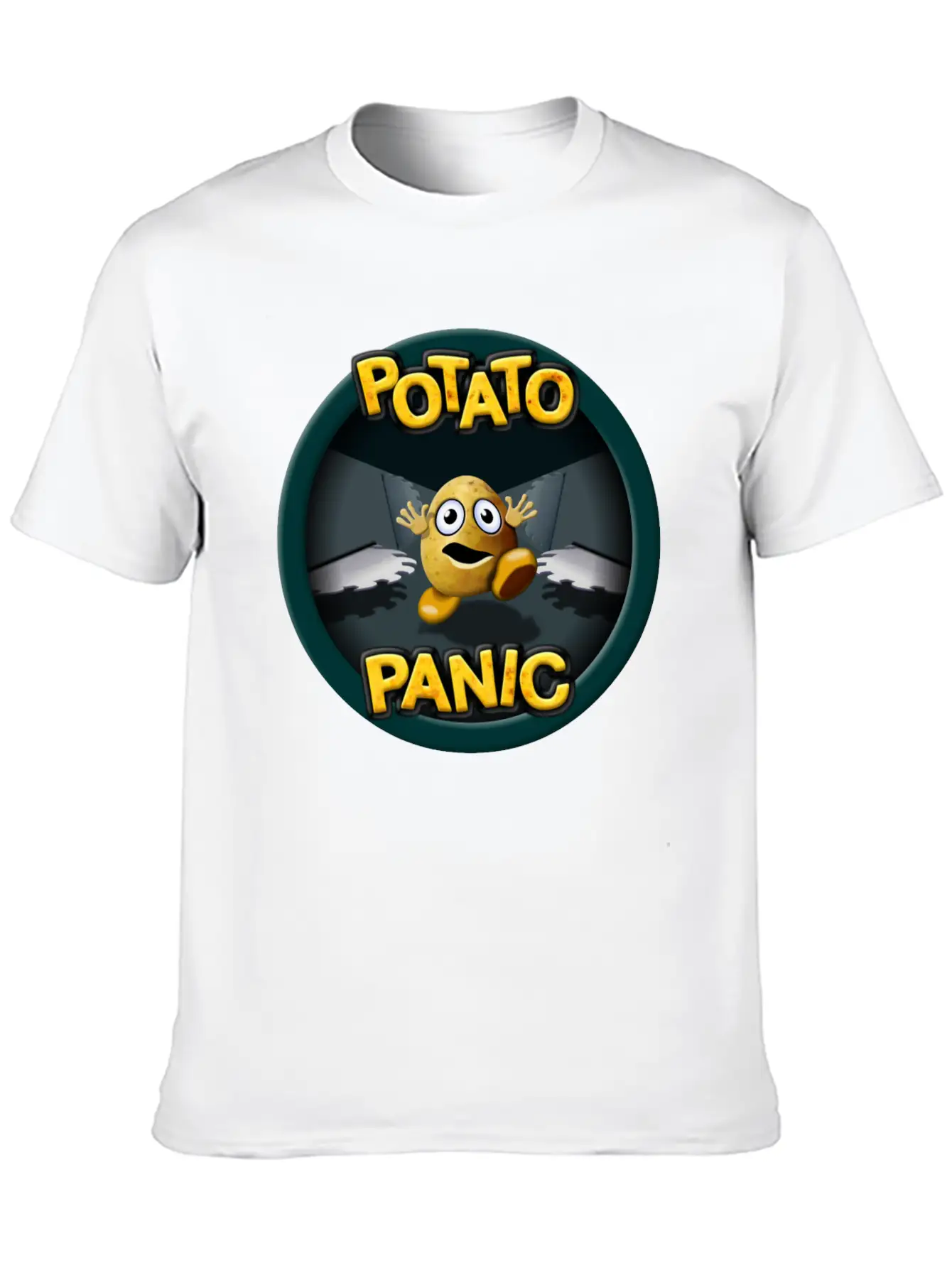 Potato Panic Stylish Everyday T-Shirt – Unisex Basic Cotton Tee