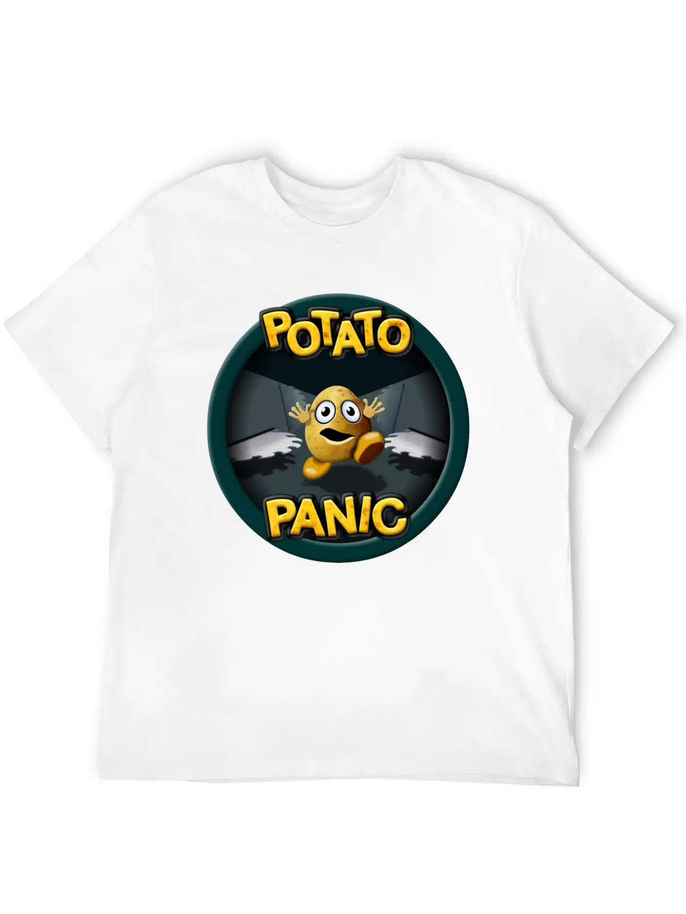 Potato Panic Stylish Everyday T-Shirt – Unisex Basic Cotton Tee
