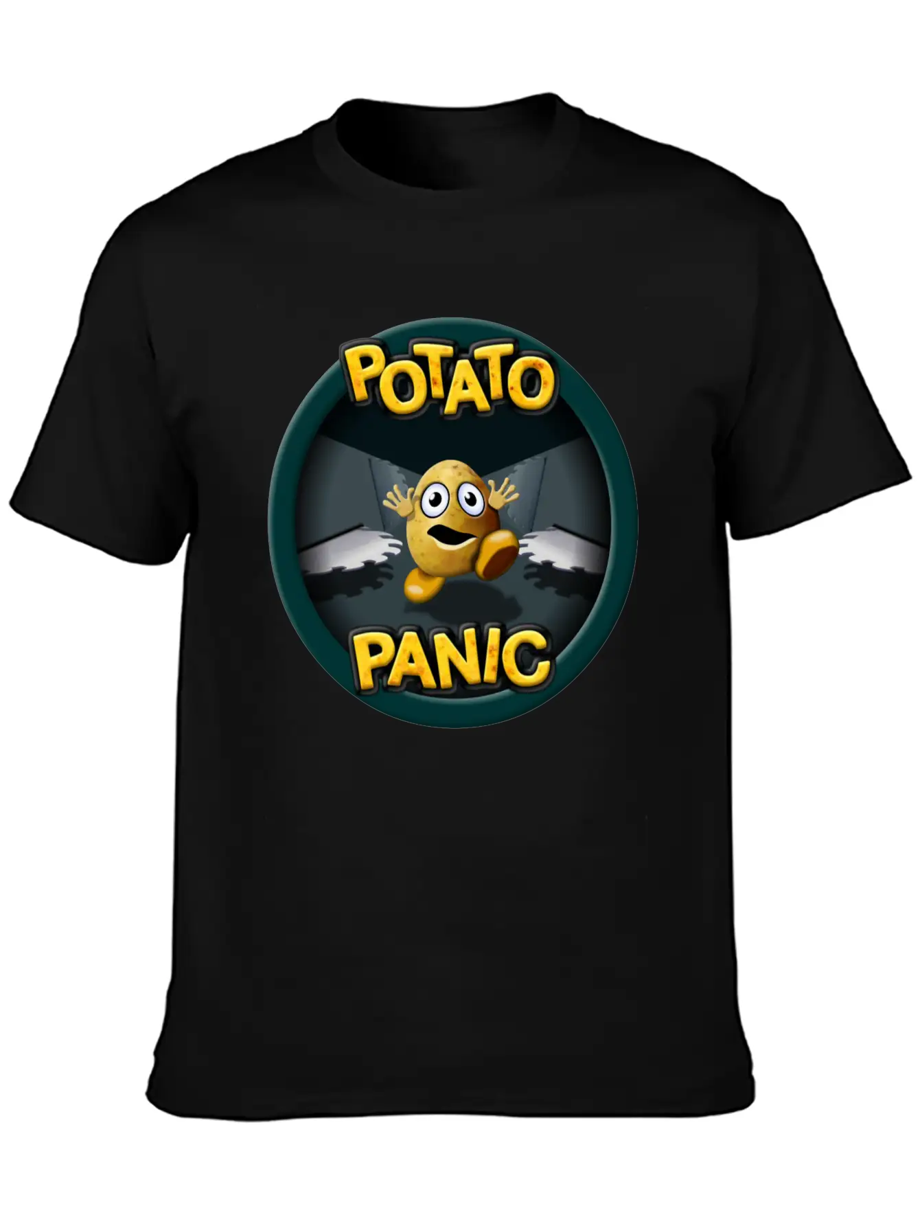 Potato Panic Stylish Everyday T-Shirt – Unisex Basic Cotton Tee