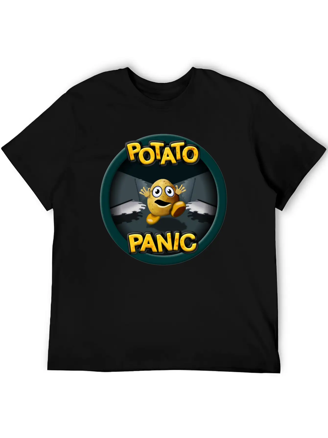 Potato Panic Stylish Everyday T-Shirt – Unisex Basic Cotton Tee