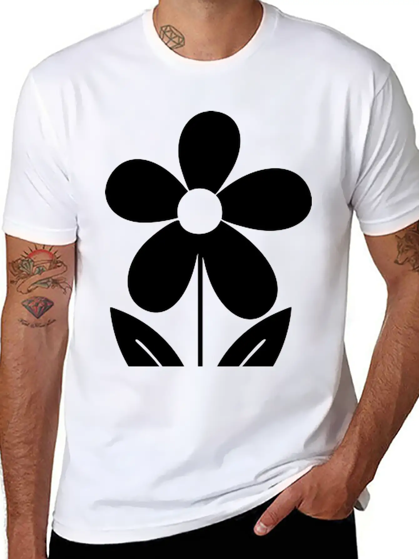 Potted Plant Modern Fit Casual T-Shirt ��� Clean And Versatile Design