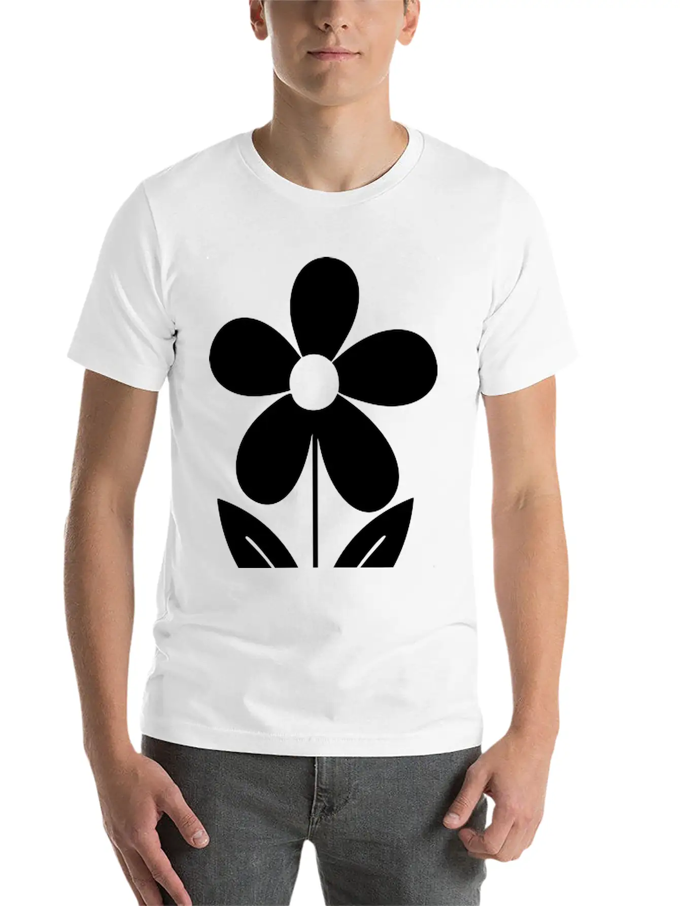 Potted Plant Modern Fit Casual T-Shirt ��� Clean And Versatile Design