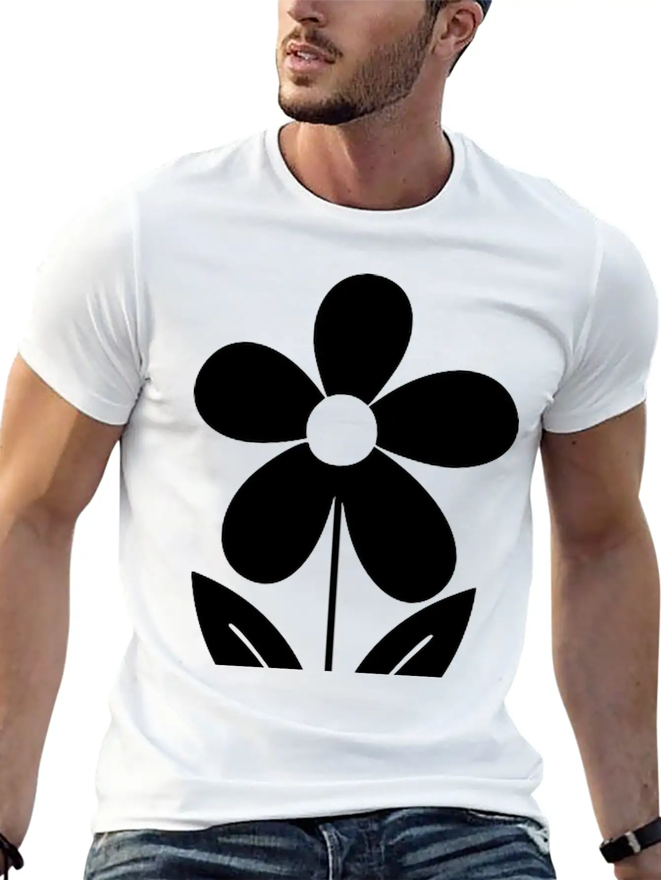 Potted Plant Modern Fit Casual T-Shirt ��� Clean And Versatile Design
