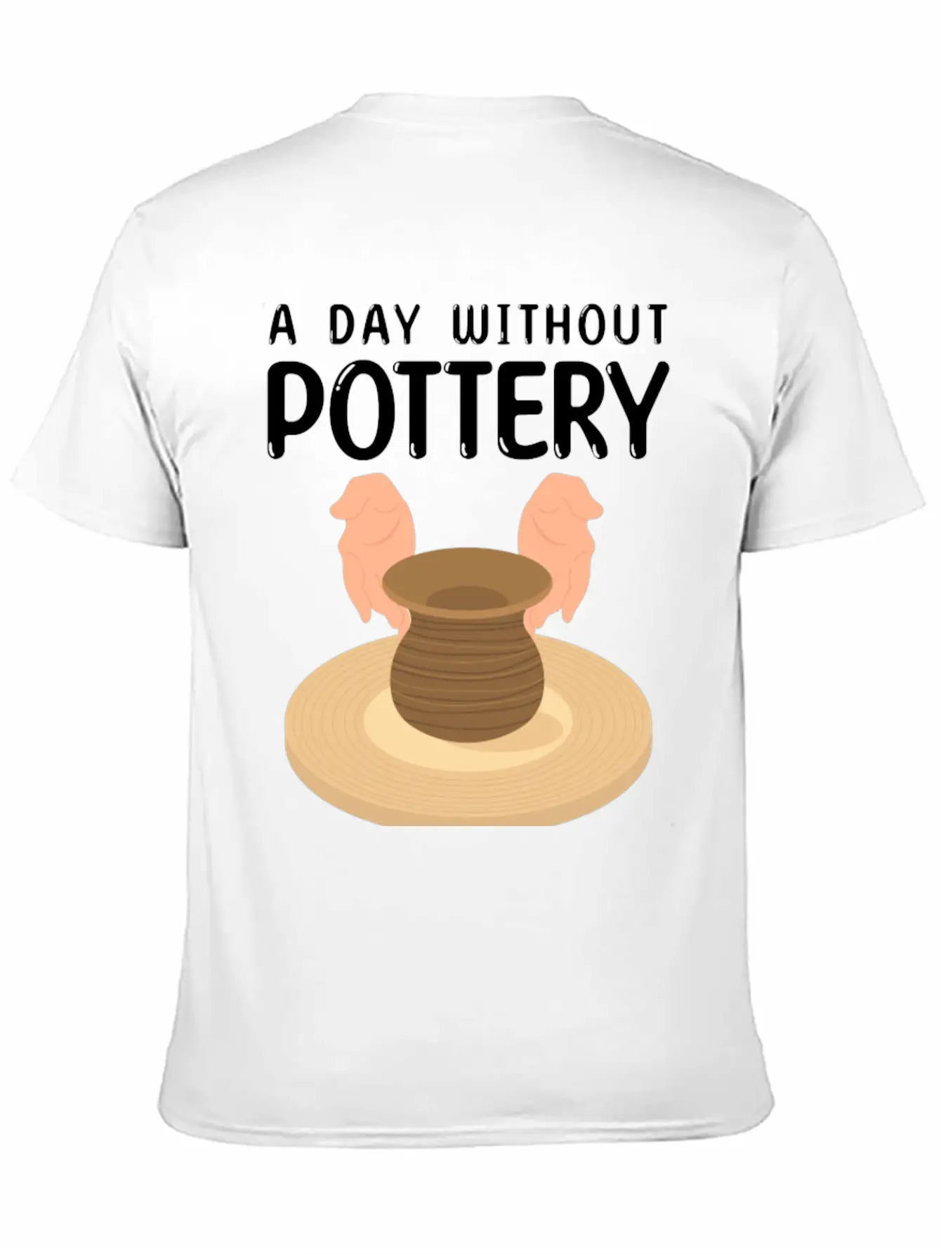 Pottery Gift Idea | Potters Ceramists Pottery Clay Modern Fit Casual T-Shirt ��� Clean And Versatile Design