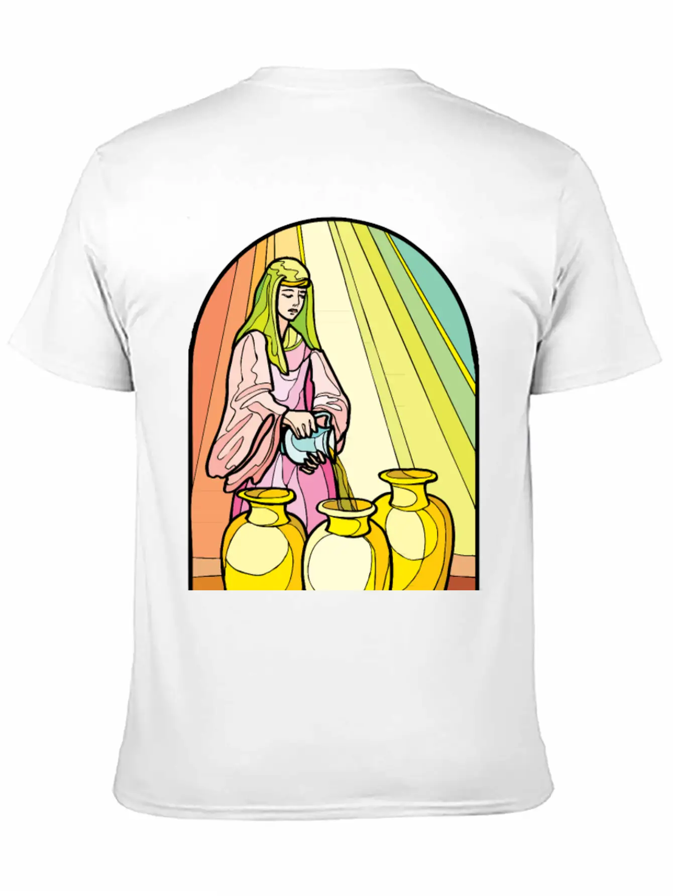 Pouring Olive Oil Basic Graphic T-Shirt – Daily Comfort In Soft Cotton