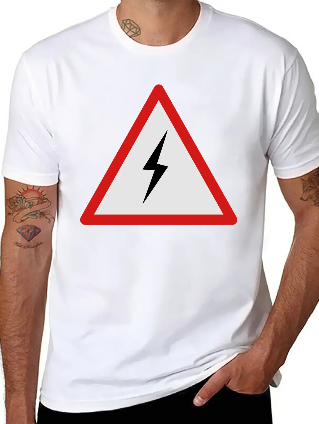 Power Danger Soft Cotton Short Sleeve Tee – Unisex Wardrobe Staple