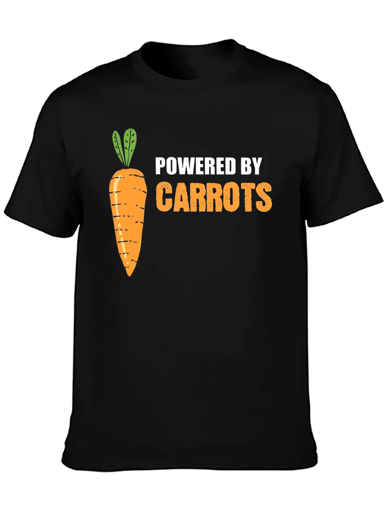 Powered By Carrots Agriculturist Gift Essential Cotton Tee For Daily Outfits – Unisex Style