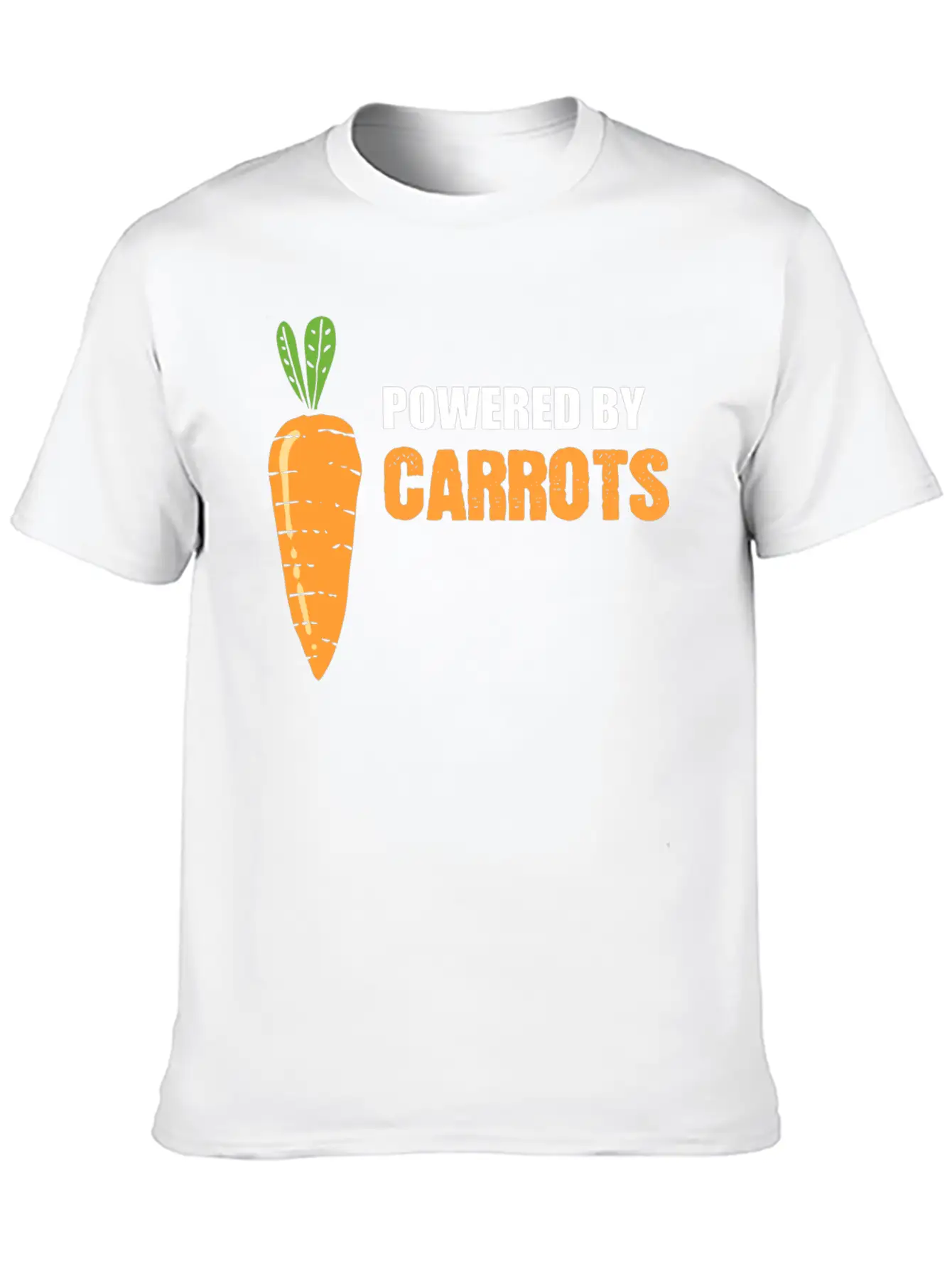 Powered By Carrots Agriculturist Gift Essential Cotton Tee For Daily Outfits – Unisex Style