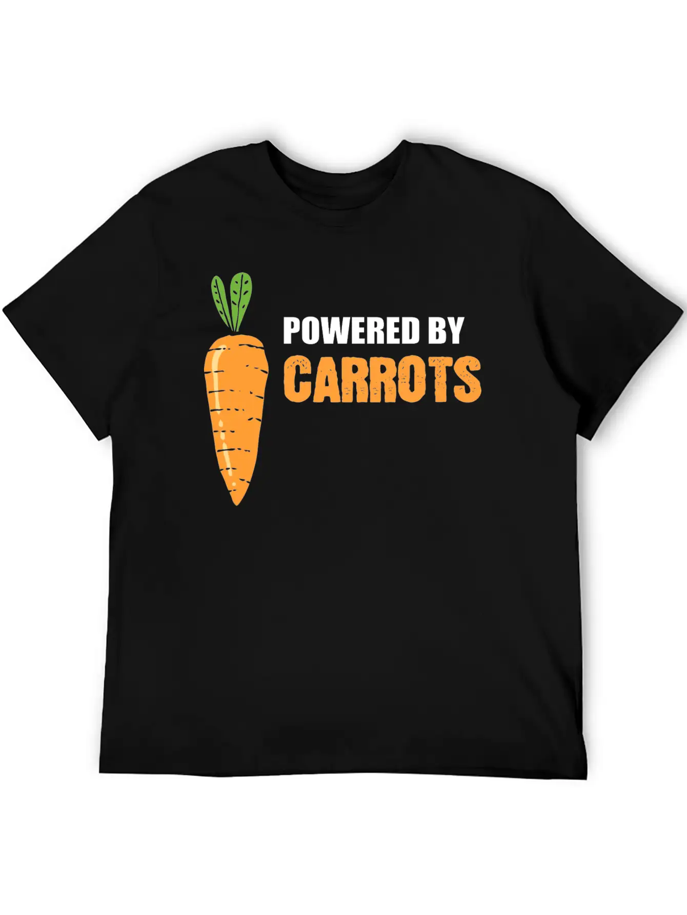 Powered By Carrots Agriculturist Gift Essential Cotton Tee For Daily Outfits – Unisex Style