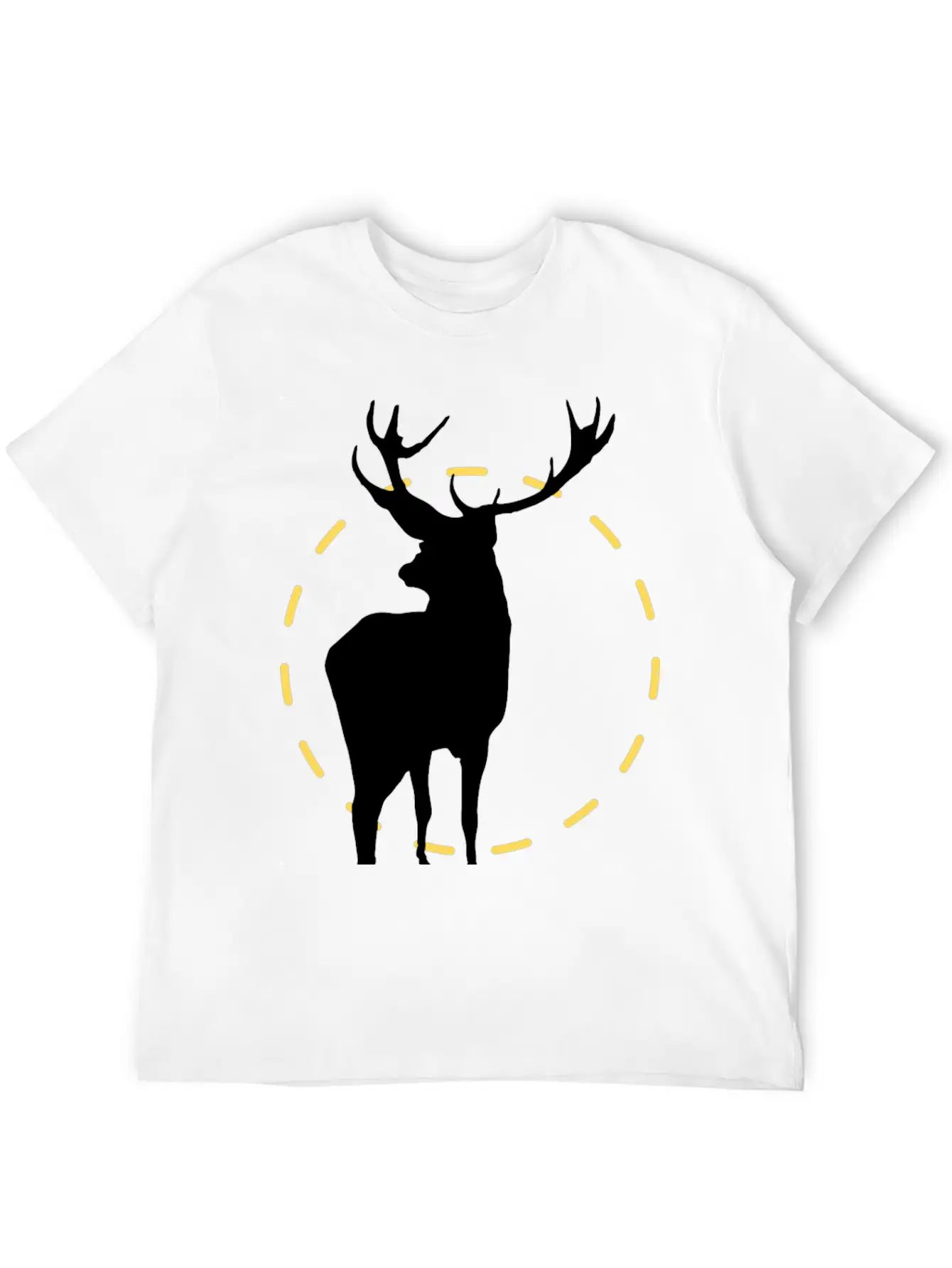 Powerful Elk Classic Fit Graphic Tee For Daily Comfort – Unisex Cotton Shirt