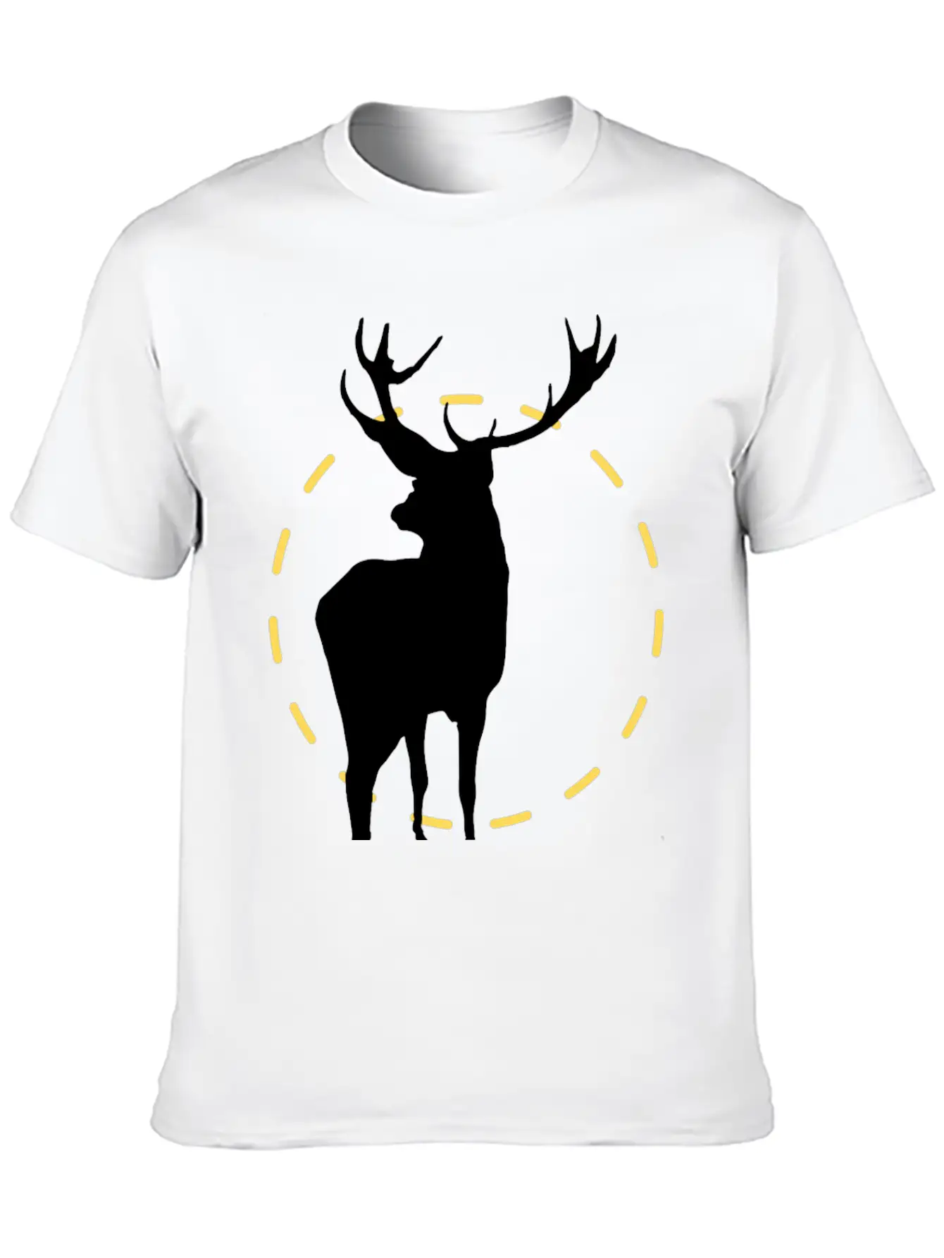 Powerful Elk Classic Fit Graphic Tee For Daily Comfort – Unisex Cotton Shirt