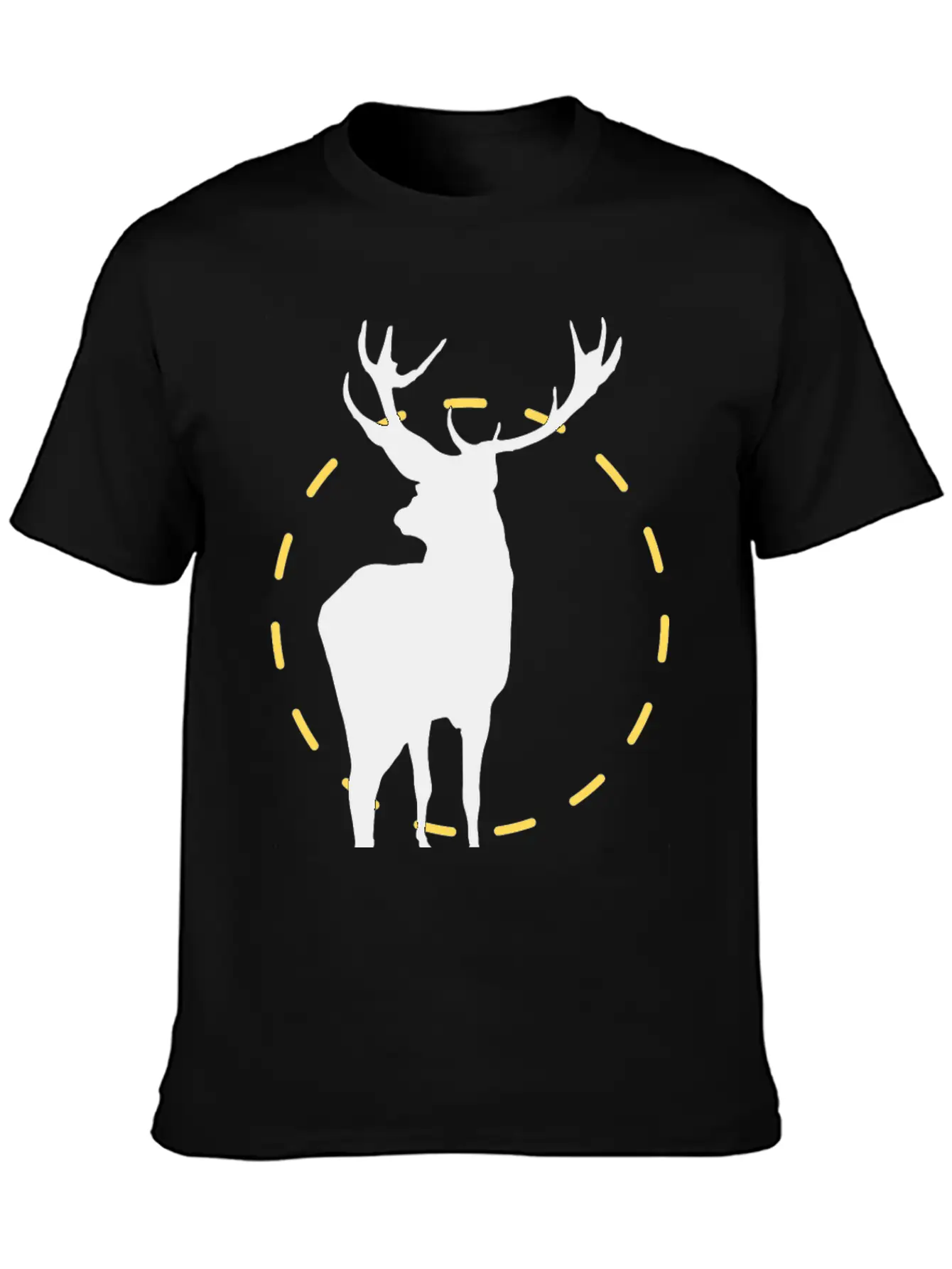 Powerful Elk Classic Fit Graphic Tee For Daily Comfort – Unisex Cotton Shirt
