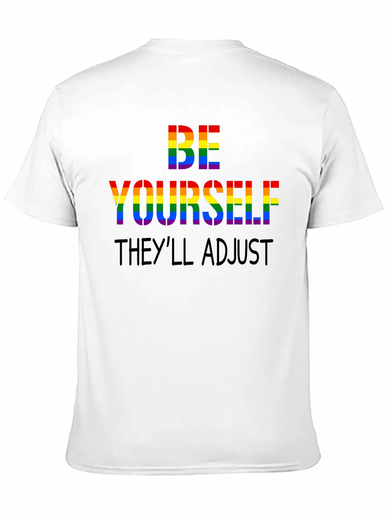 Pride Be Yourself Essential Cotton Tee For Daily Outfits – Unisex Style