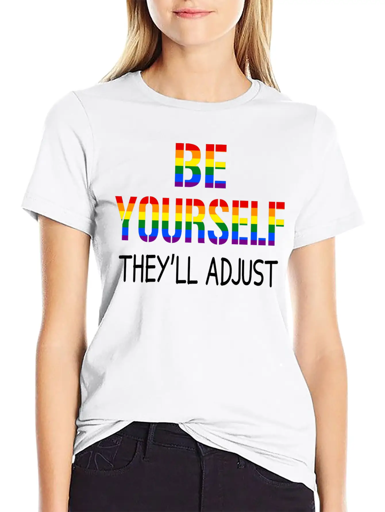 Pride Be Yourself Essential Cotton Tee For Daily Outfits – Unisex Style