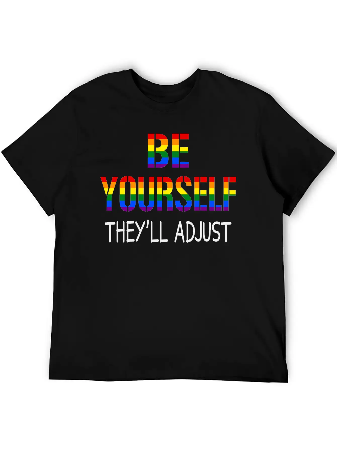 Pride Be Yourself Essential Cotton Tee For Daily Outfits – Unisex Style