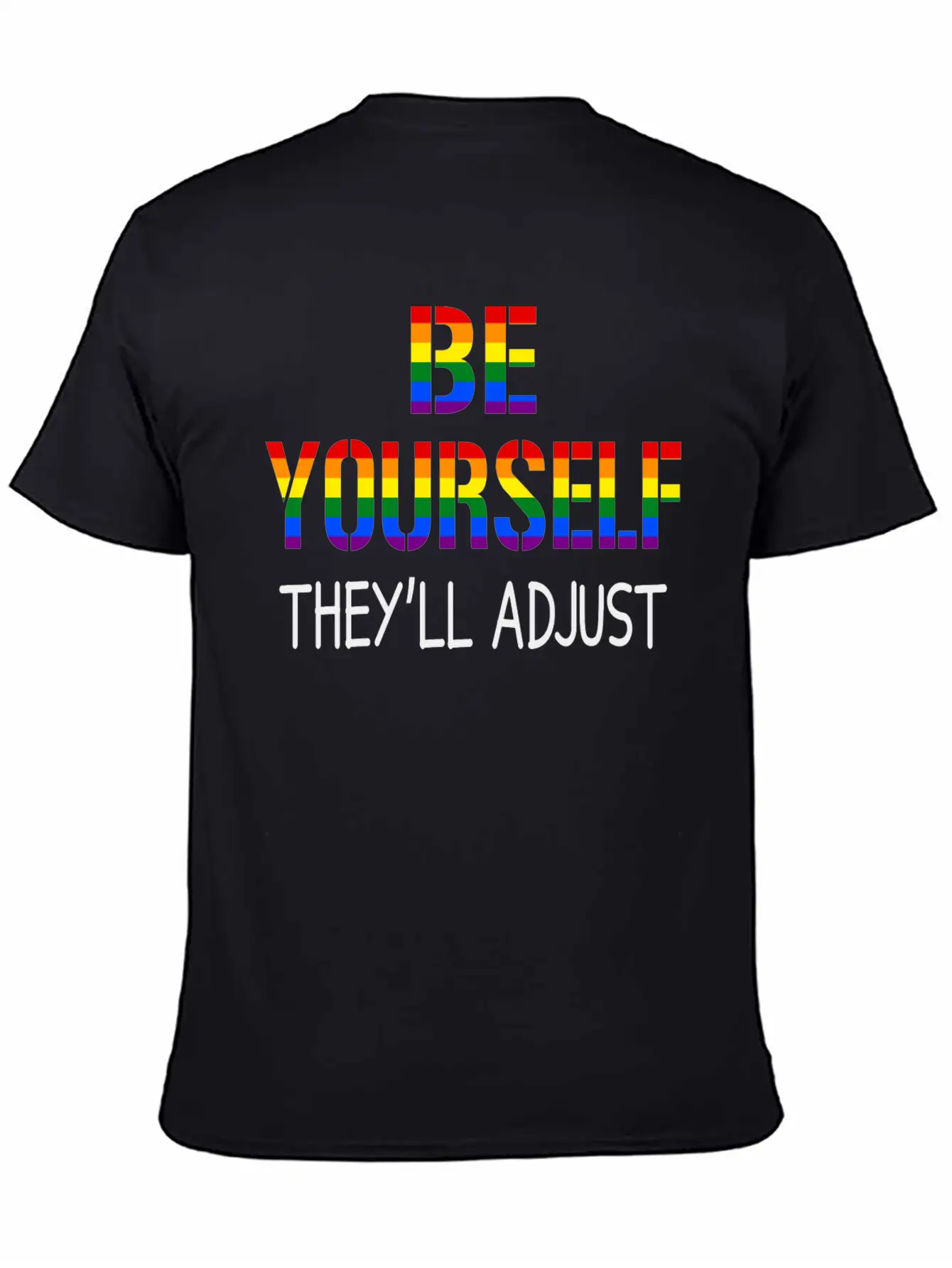 Pride Be Yourself Essential Cotton Tee For Daily Outfits – Unisex Style