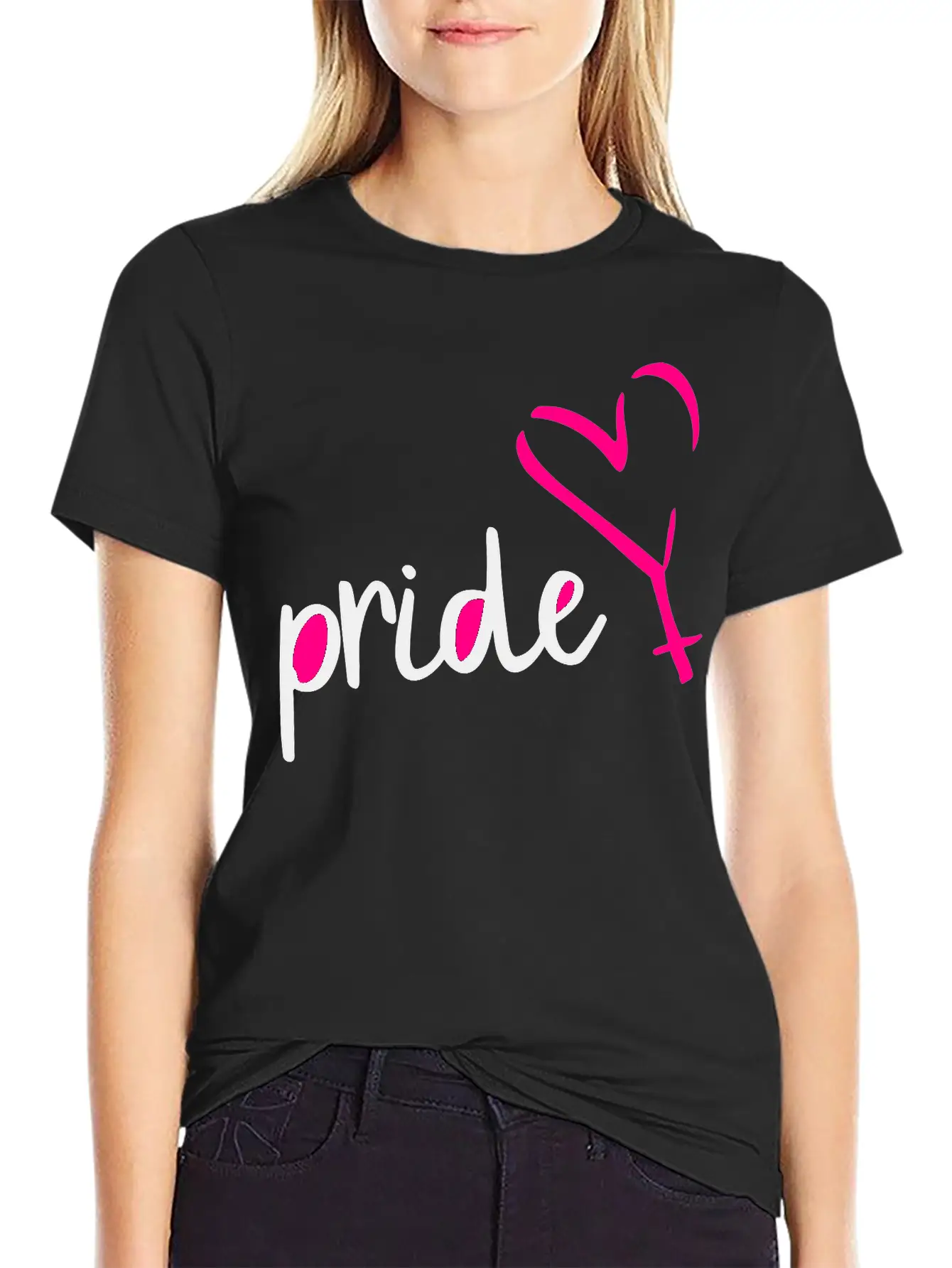 Pride Female Gender Symbol Heart Feminism Classic Fit Graphic Tee For Daily Comfort – Unisex Cotton Shirt