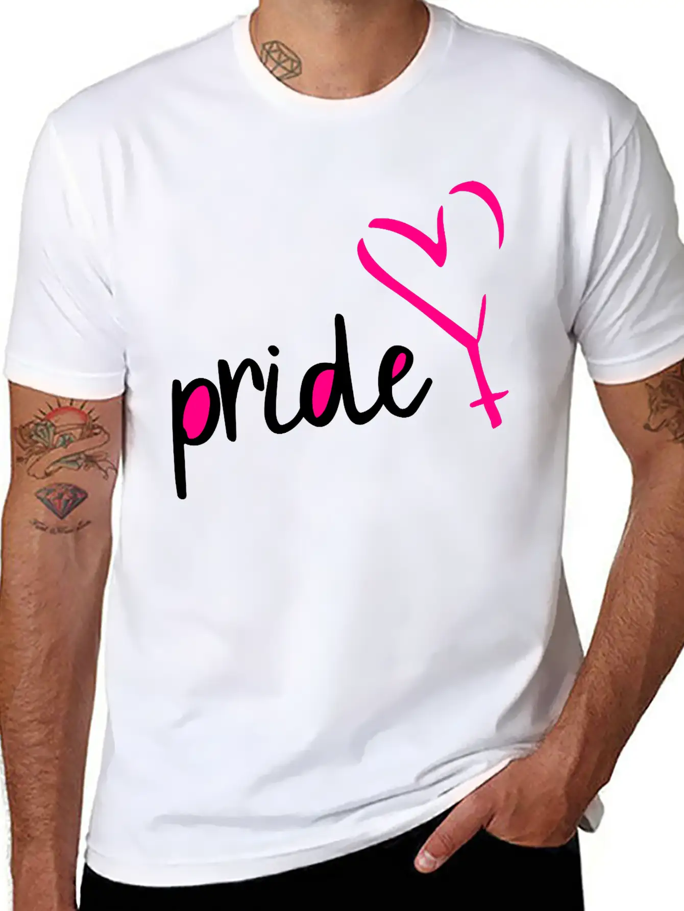 Pride Female Gender Symbol Heart Feminism Classic Fit Graphic Tee For Daily Comfort – Unisex Cotton Shirt