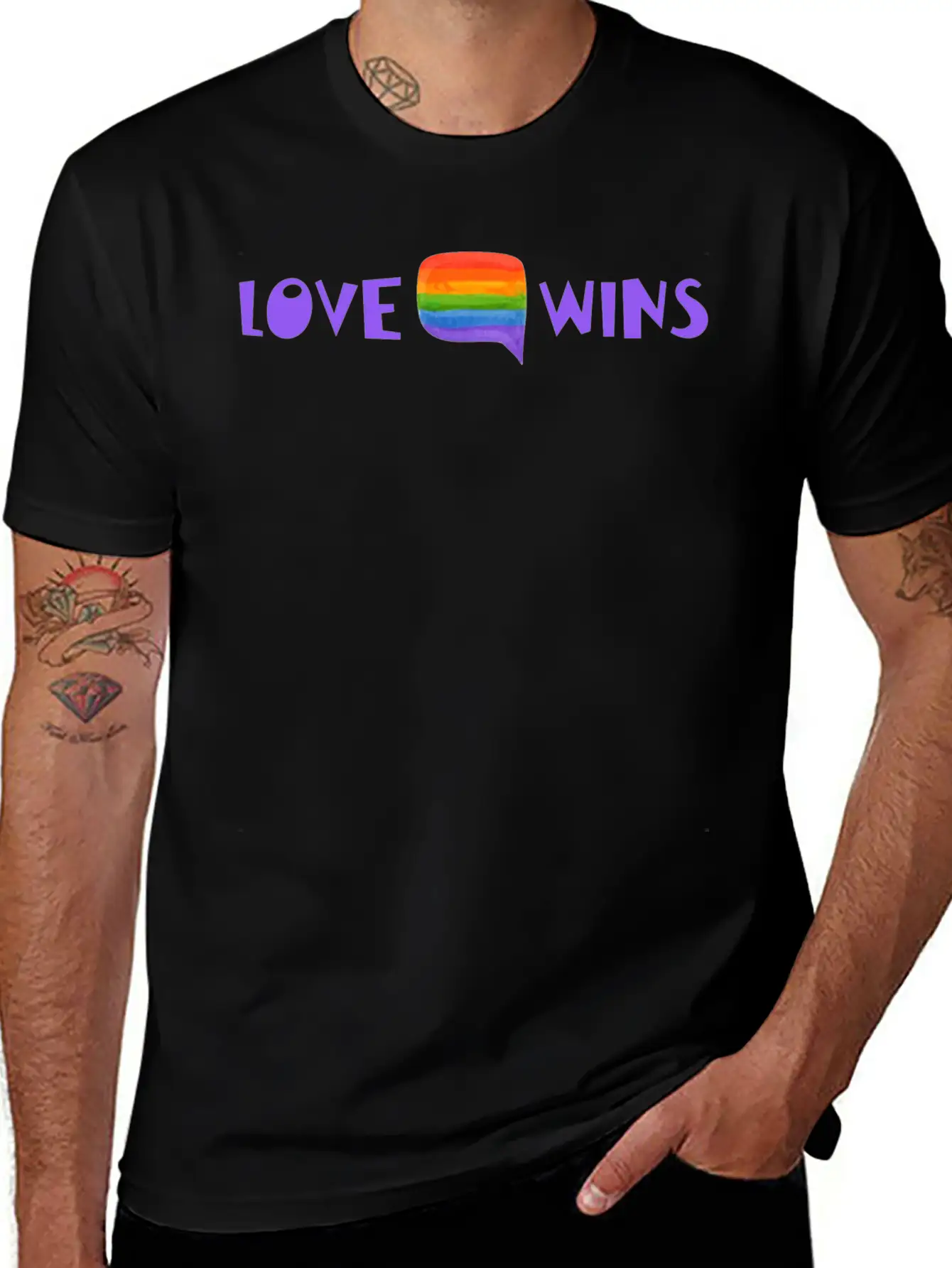 Pride LGBTQ Lightweight Cotton T-Shirt – Daily Comfort Graphic Shirt