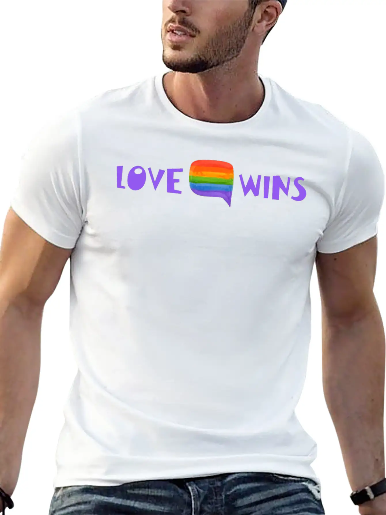 Pride LGBTQ Lightweight Cotton T-Shirt – Daily Comfort Graphic Shirt